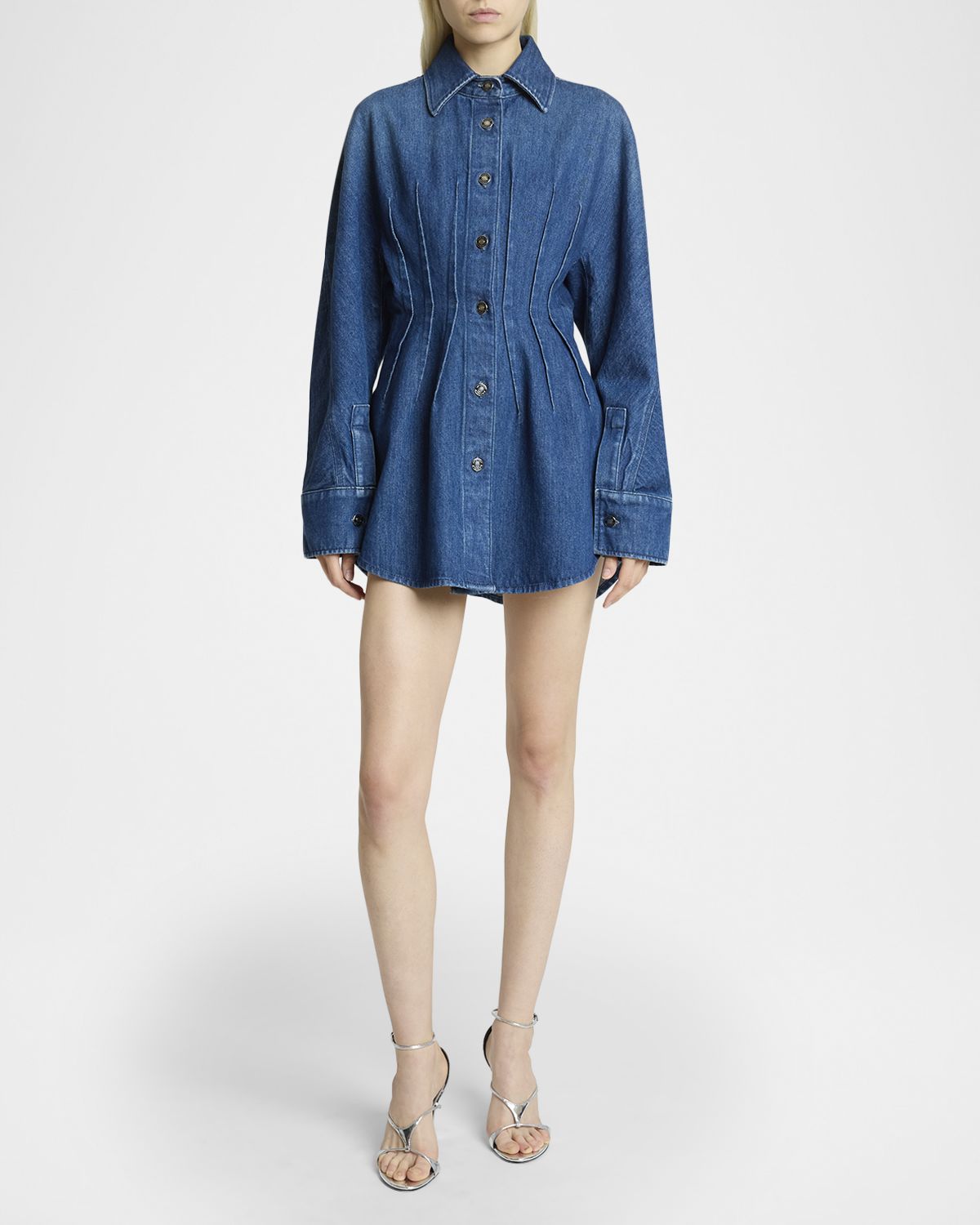 Givenchy Short Waisted Denim Dress