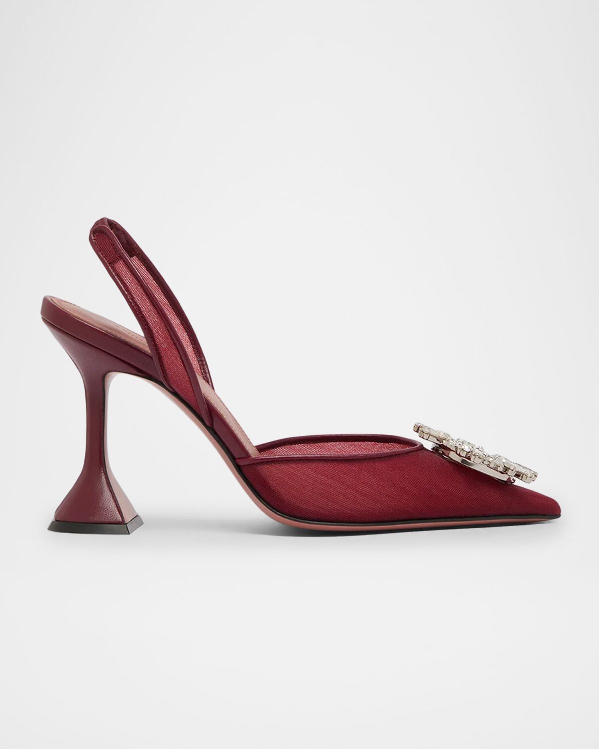 Amina Muaddi 95mm Begum Mesh Crystal Slingback Pumps | Thumbnail 6 Amina Muaddi 95mm Begum Mesh Crystal Slingback Pumps | Thumbnail 6