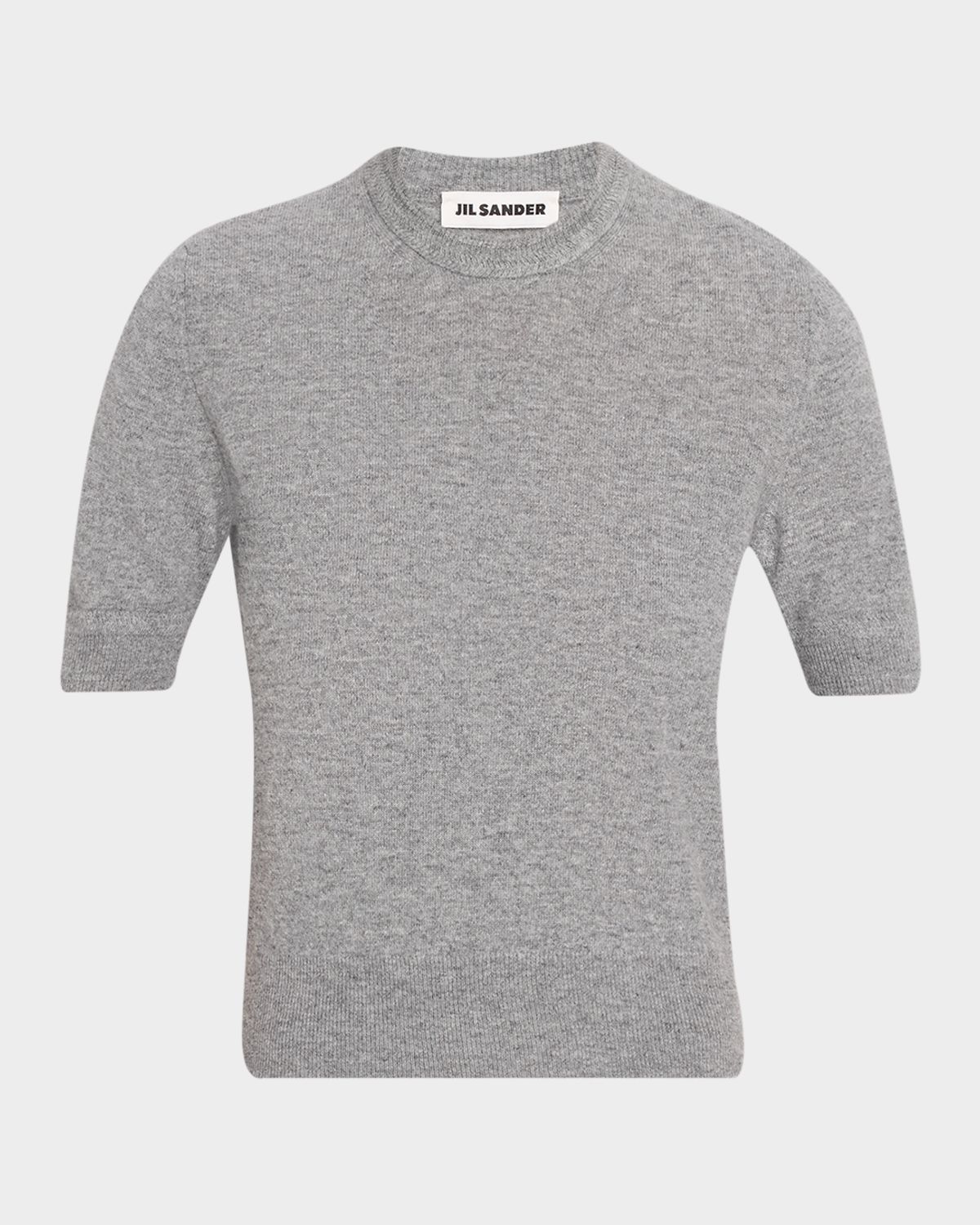 Jil Sander Wool Knit Short-Sleeve T-Shirt | Thumbnail 6 Jil Sander Wool Knit Short-Sleeve T-Shirt | Thumbnail 6