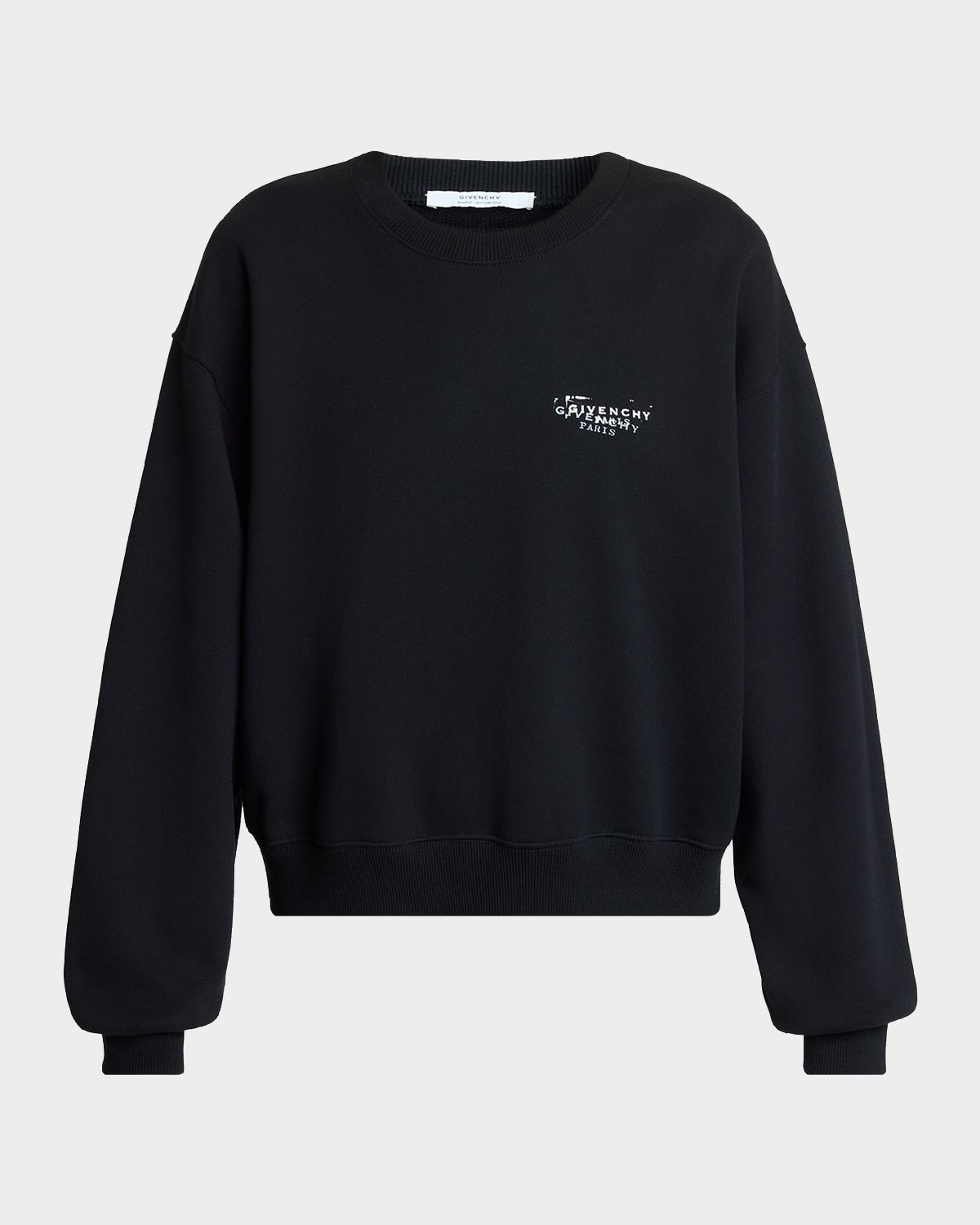 Givenchy Double Logo Stamp Crewneck Sweatshirt