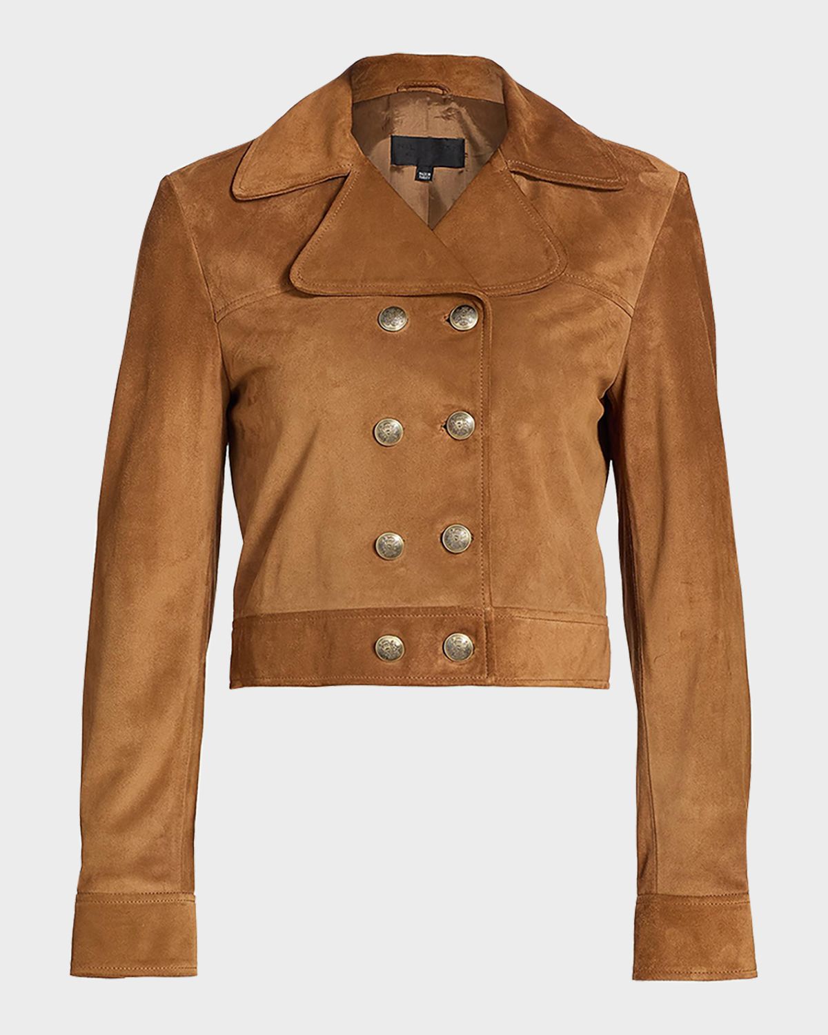 Nili Lotan Cassidy Double-Breasted Suede Jacket