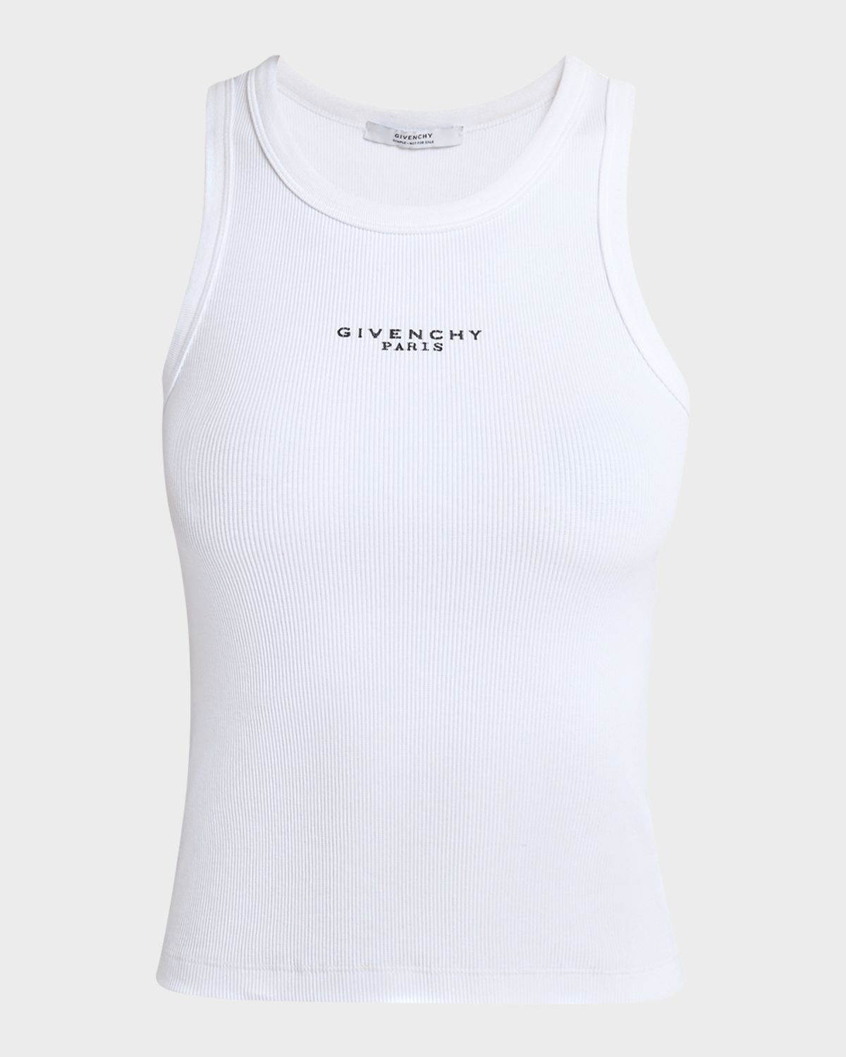 Givenchy Logo Ribbed Tank Top | Thumbnail 6 Givenchy Logo Ribbed Tank Top | Thumbnail 6