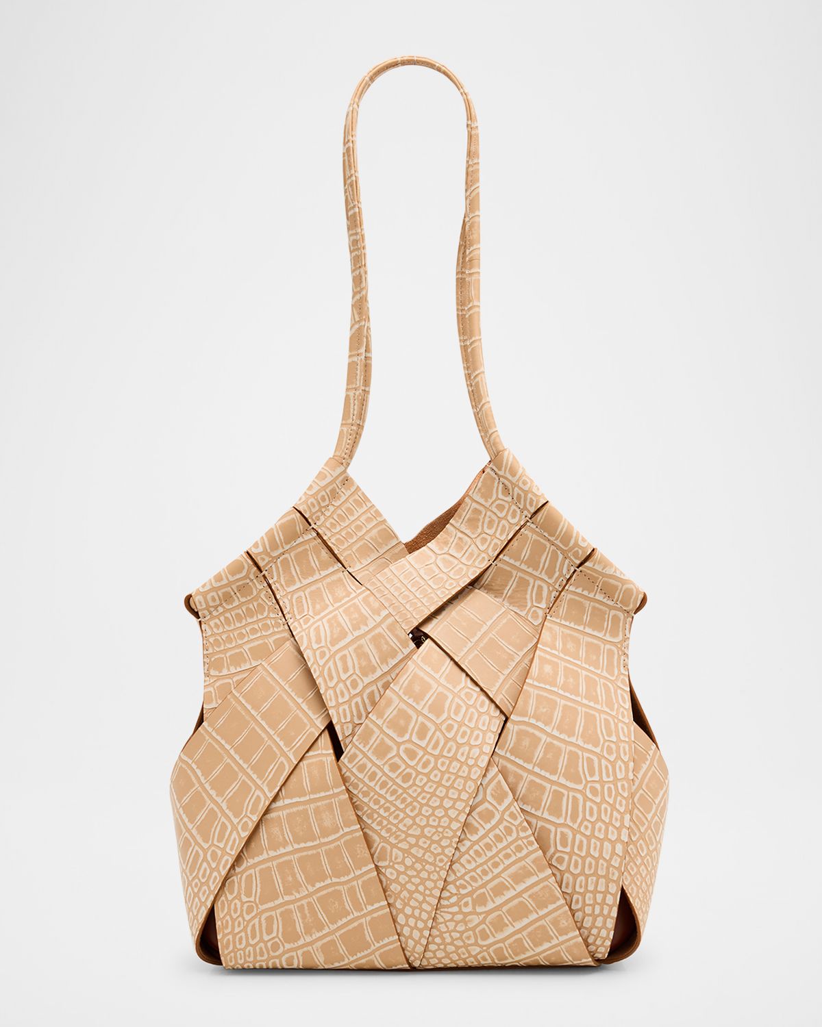 Ulla Johnson Charlotte Woven Leather Shoulder Bag