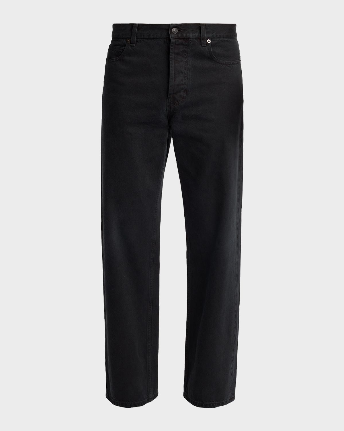 THE ROW Men 's Rossen Straight-Leg Black Denim Jeans | Thumbnail 6 THE ROW Men 's Rossen Straight-Leg Black Denim Jeans | Thumbnail 6