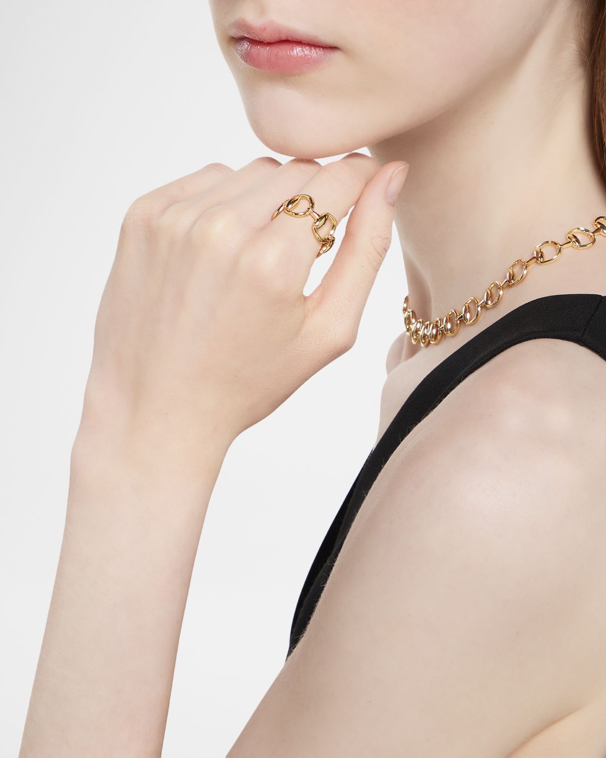 Gucci Horsebit 18K Yellow Gold Eternity Ring