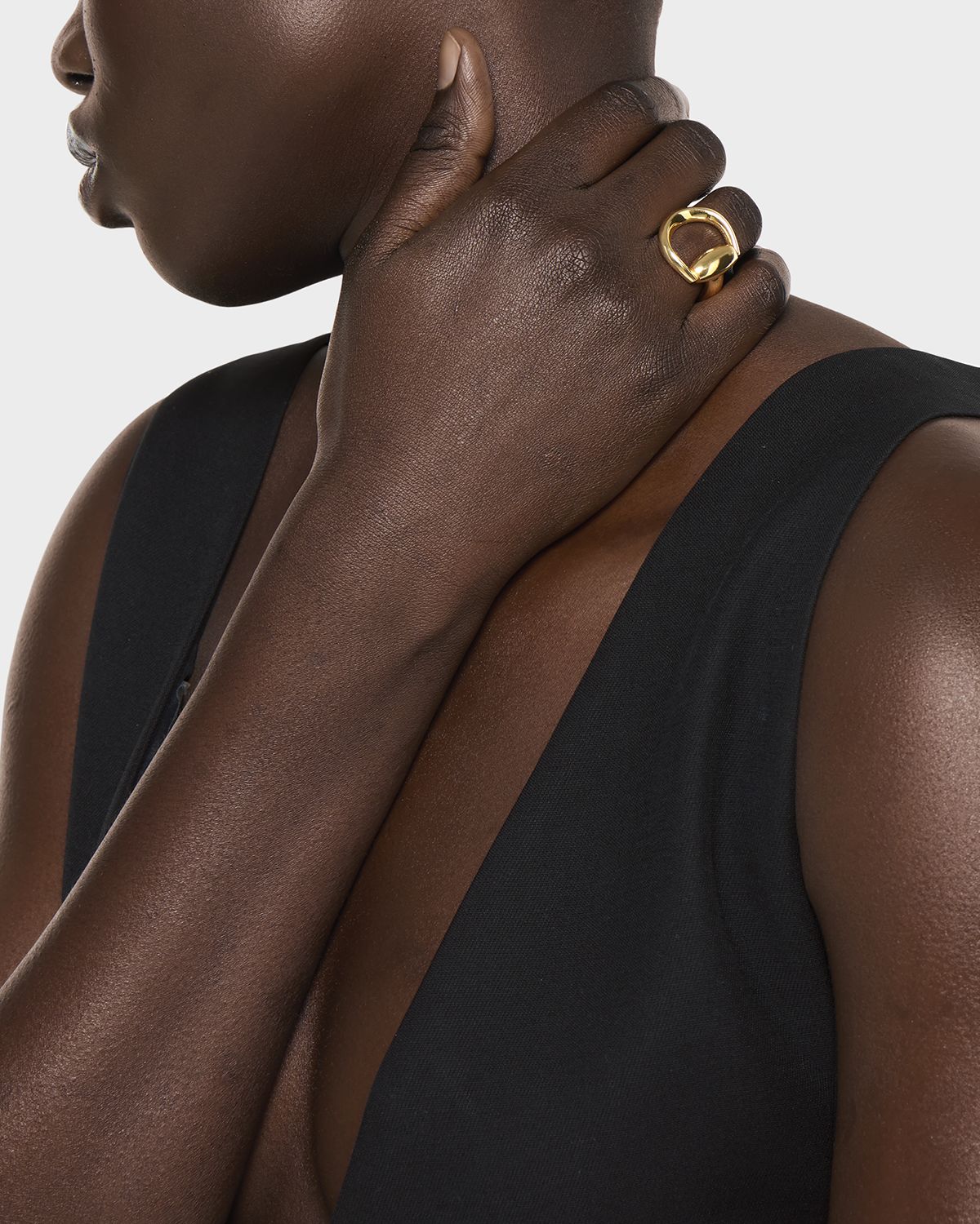 Gucci Horsebit 18K Yellow Gold Ring