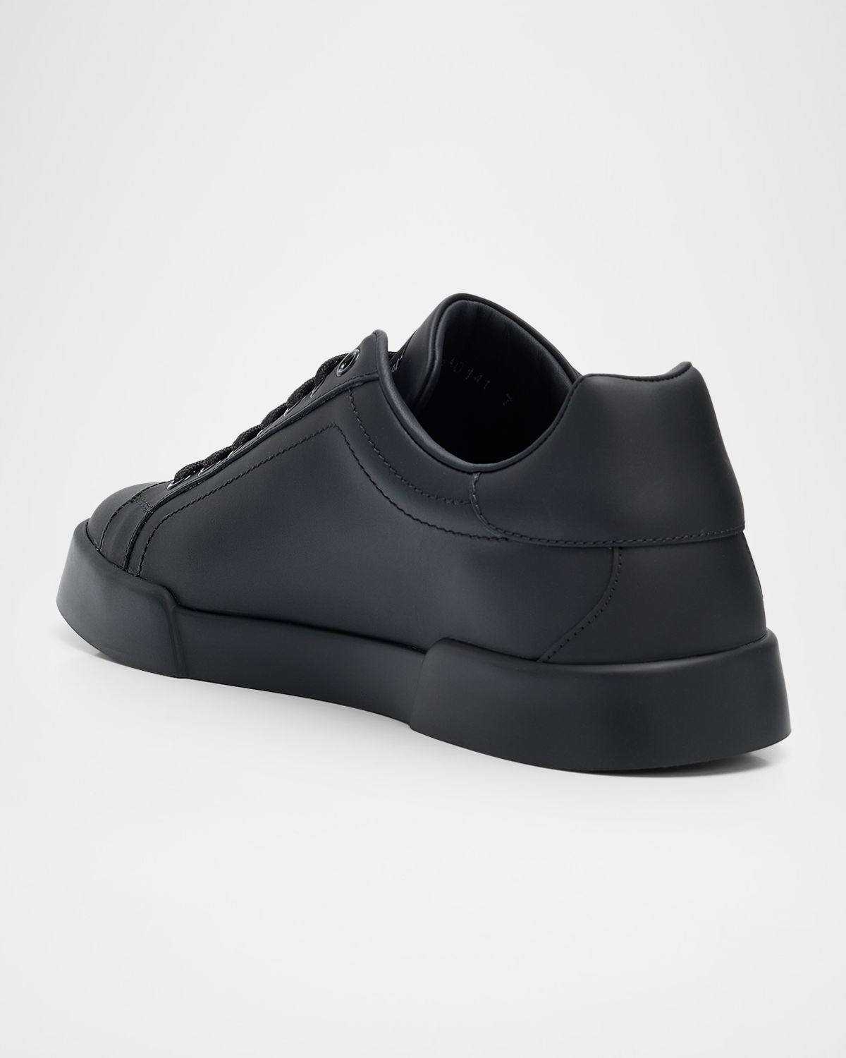 Dolce & Gabbana Men 's Portofino Light Strobel Calfskin Low-Top Sneakers