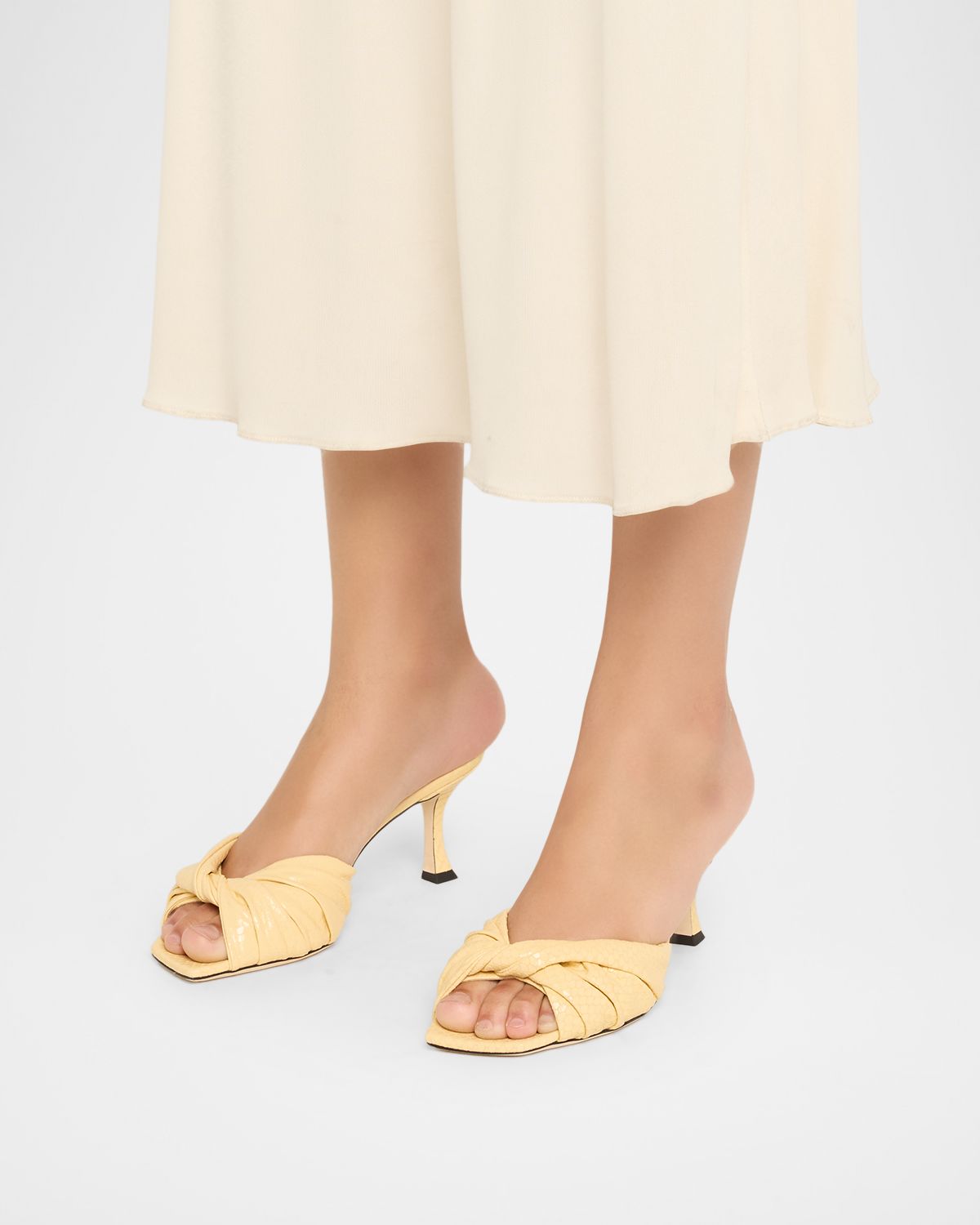 Jimmy Choo Skye Twist 70 Printed Leather Sandals