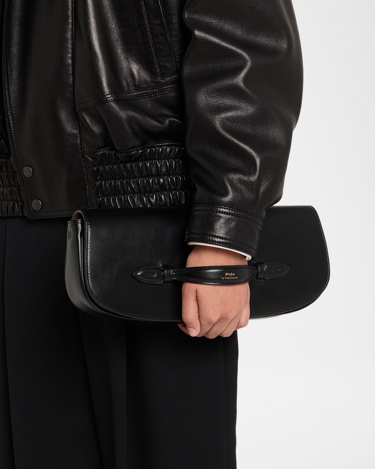Polo Ralph Lauren Bellport Leather Long-Flap Clutch
