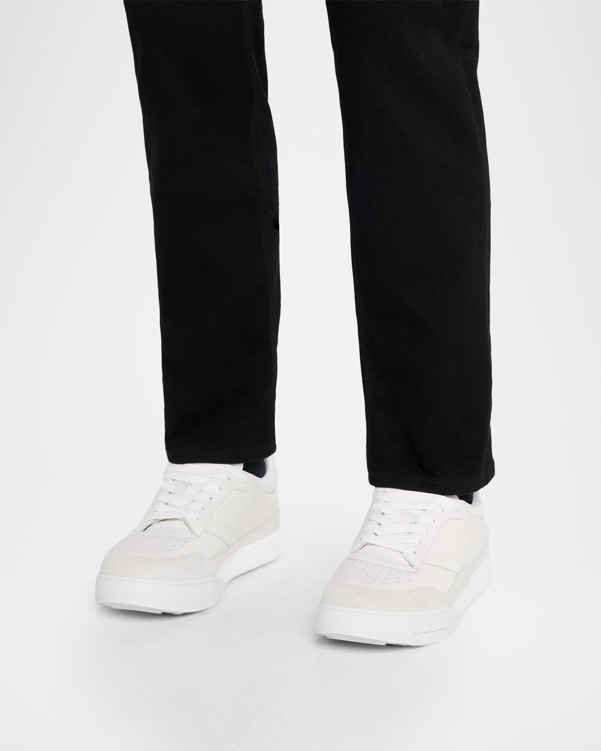 Givenchy Men 's Yard Leather and Suede Low-Top Sneakers | Thumbnail 6