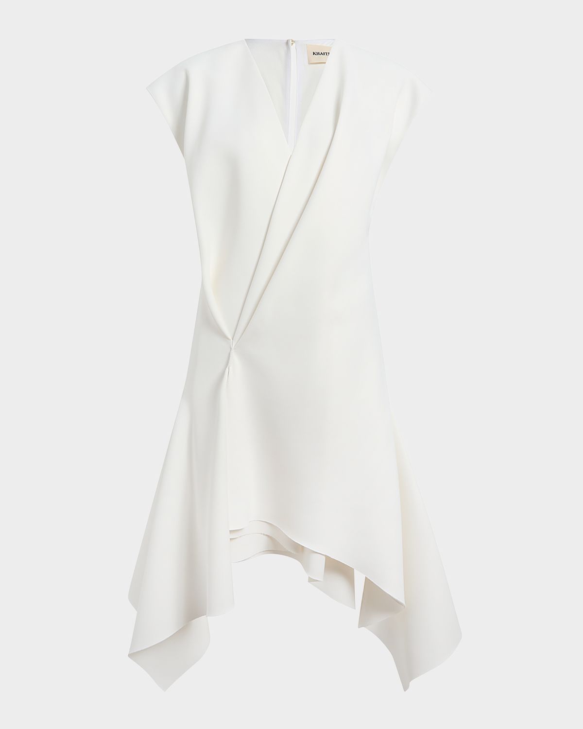 Khaite Merith Mini Wrap Dress