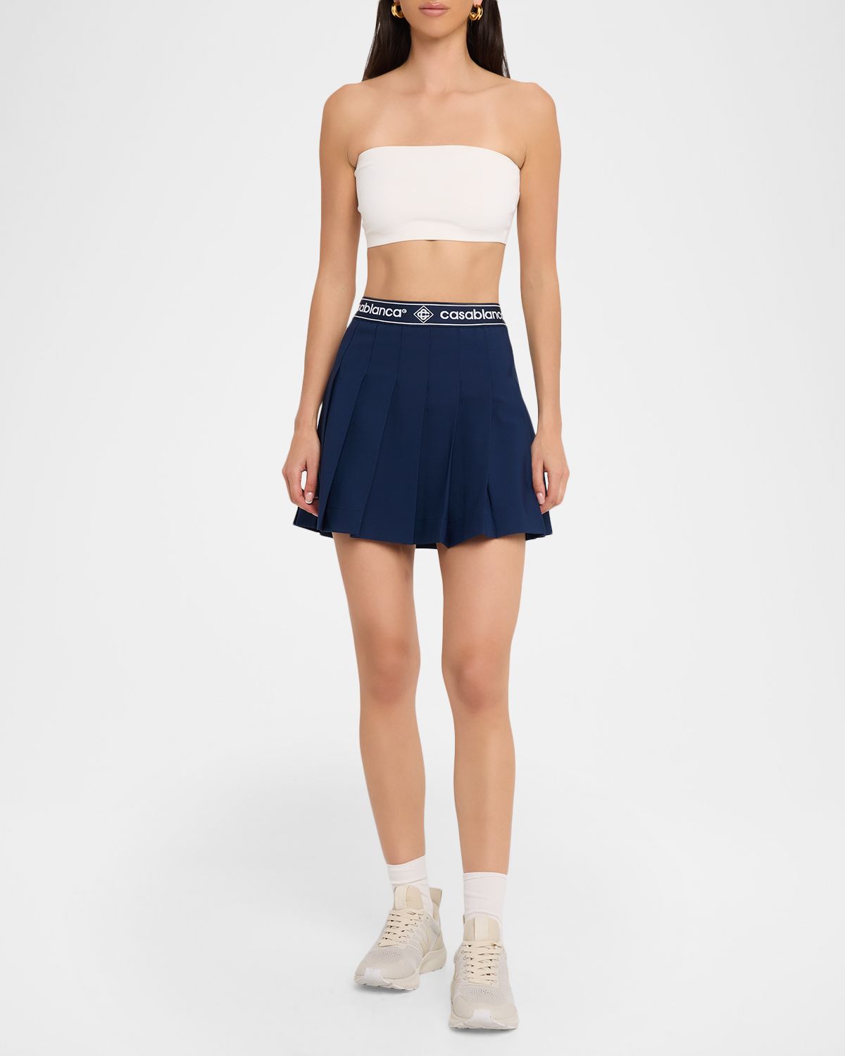 CASABLANCA Pleated Mini Skirt