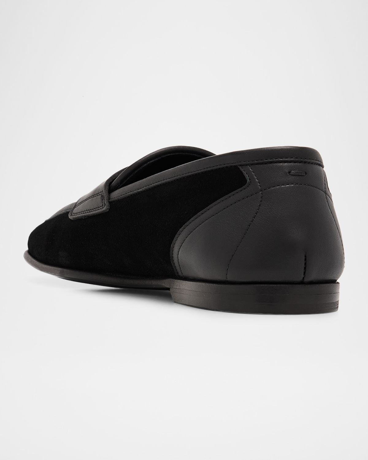 Dolce & Gabbana Men 's Split Calfskin Penny Loafers | Thumbnail 4