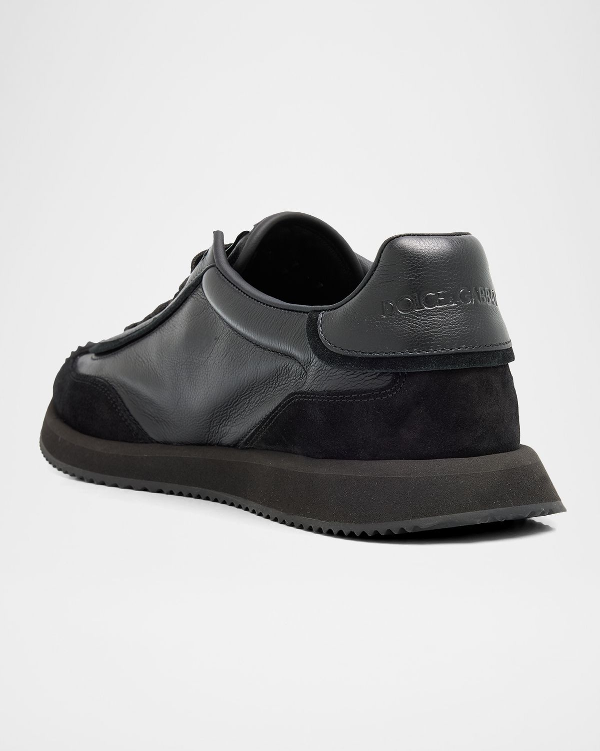 Dolce & Gabbana Men 's DG Cushion Leather & Suede Sneakers