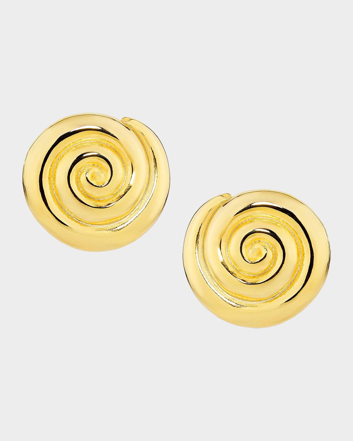 Golconda by Kenneth Jay Lane Swirl Button Earrings