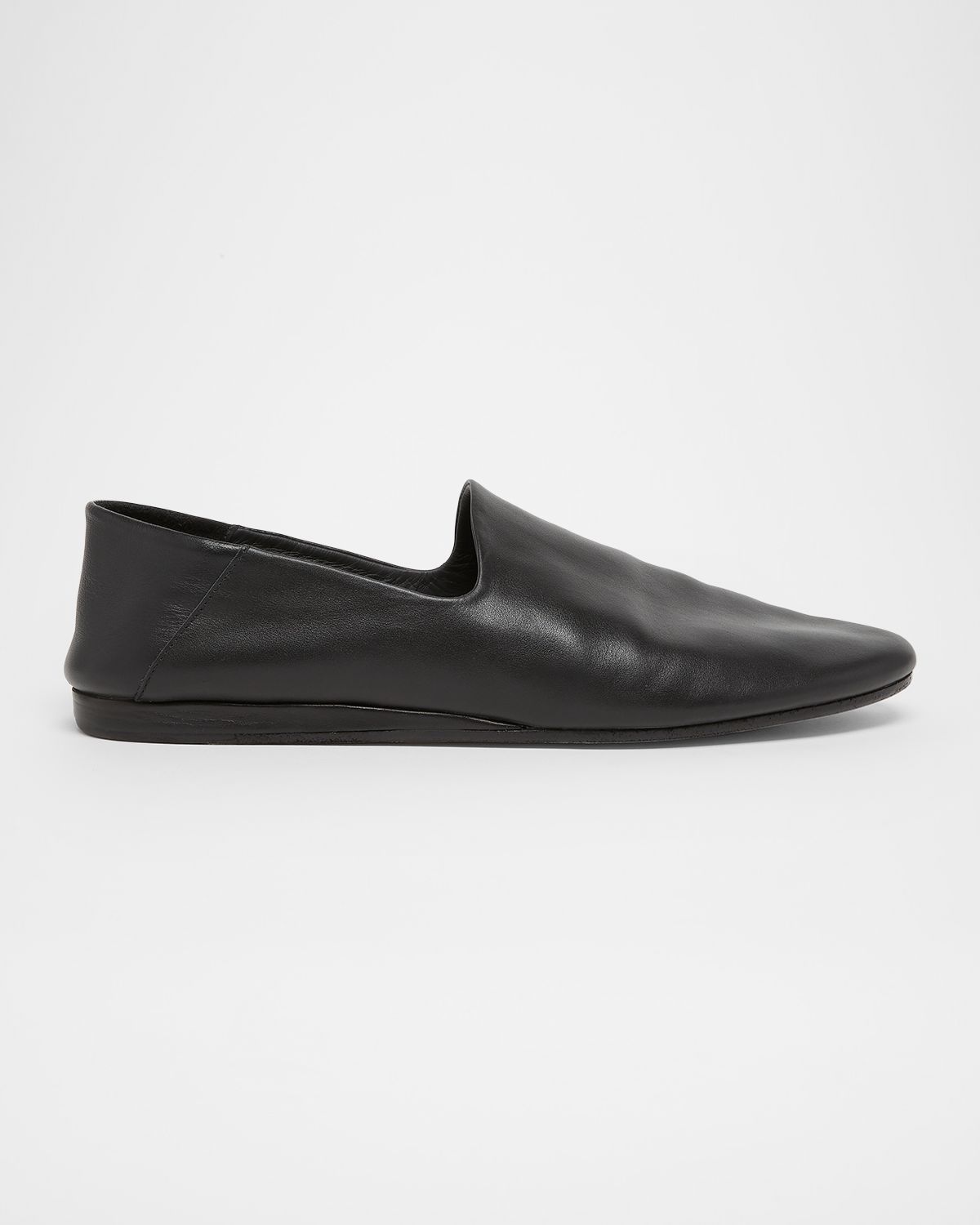 Jacquemus Men 's Les Pantoufles Leather Flats