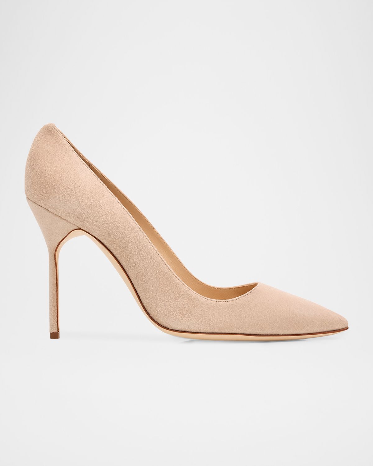 Manolo Blahnik 105mm BB Suede Pumps | Thumbnail 7