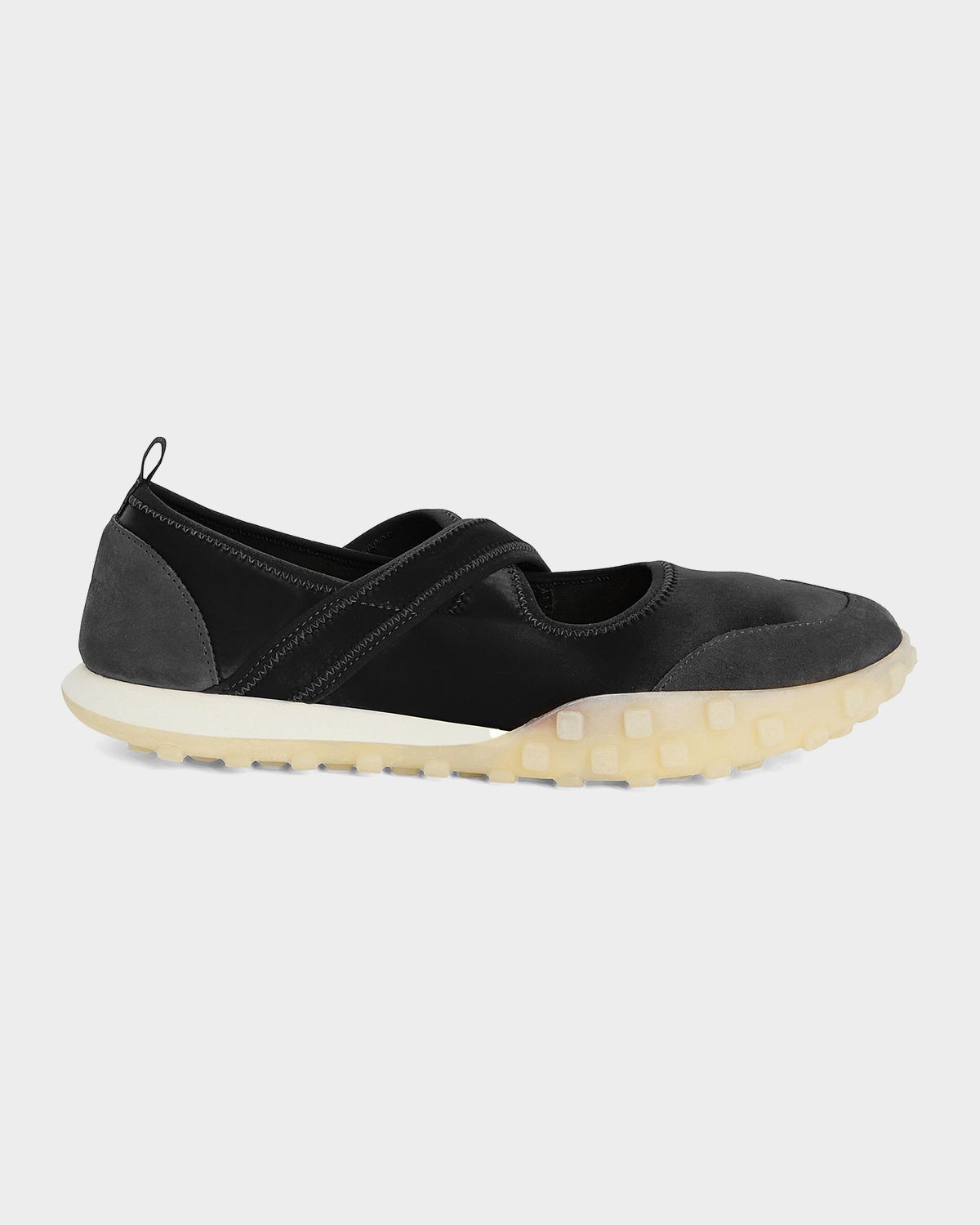 Jil Sander Moon Satin and Suede Sneaker Ballerina Flats | Thumbnail 7 Jil Sander Moon Satin and Suede Sneaker Ballerina Flats | Thumbnail 7
