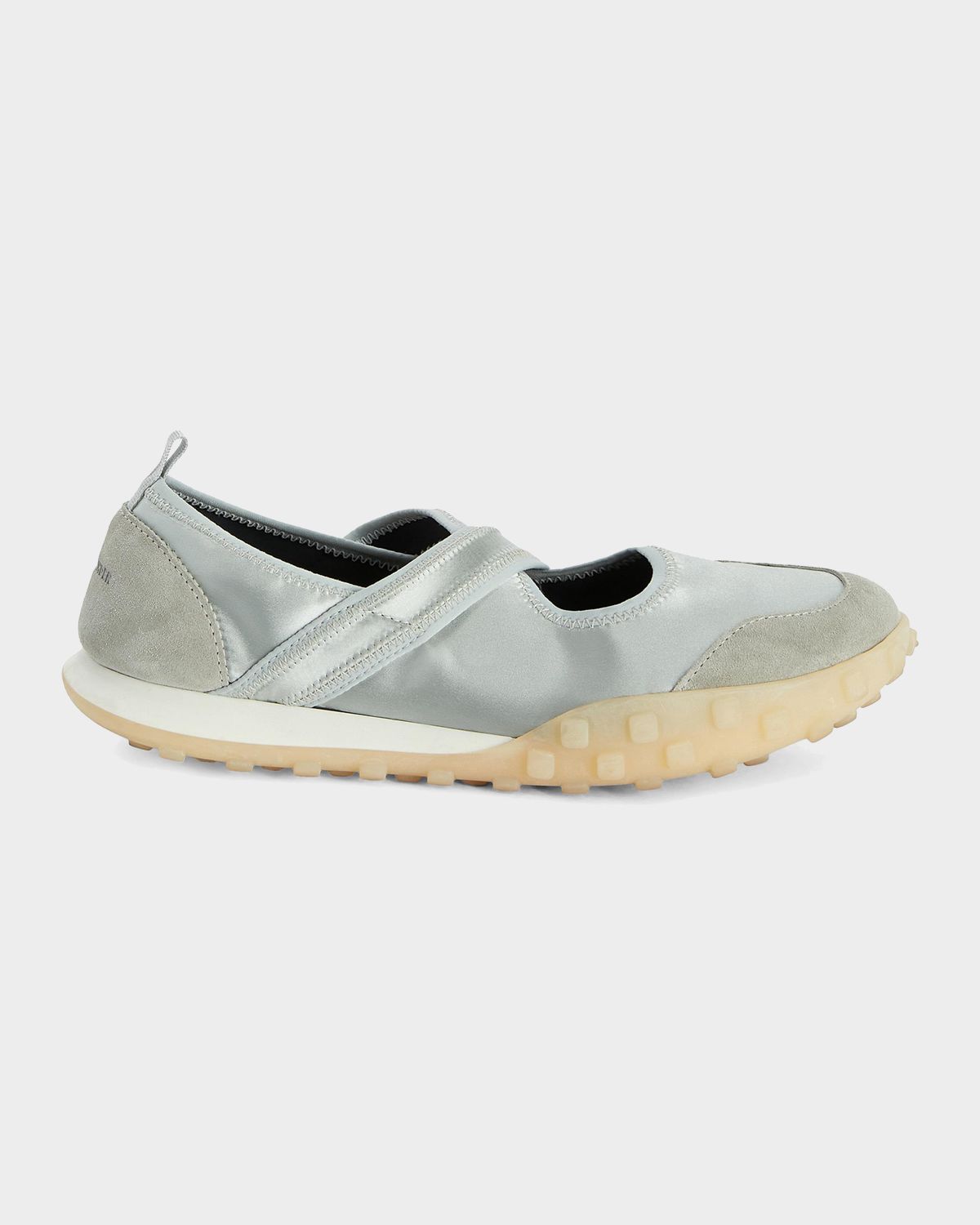 Jil Sander Moon Satin and Suede Sneaker Ballerina Flats | Thumbnail 7 Jil Sander Moon Satin and Suede Sneaker Ballerina Flats | Thumbnail 7