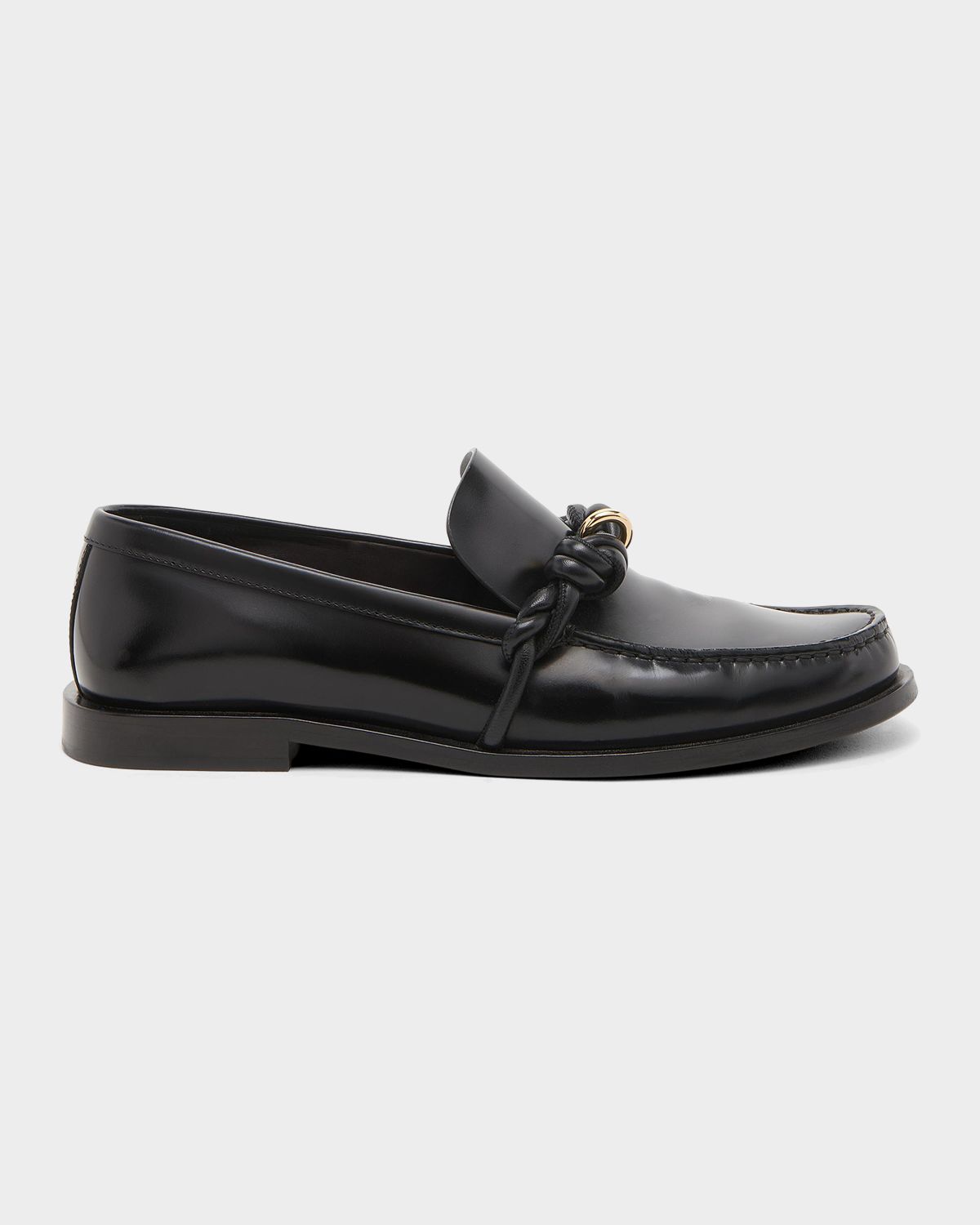 Jil Sander Tangle Knotted Leather Loafers