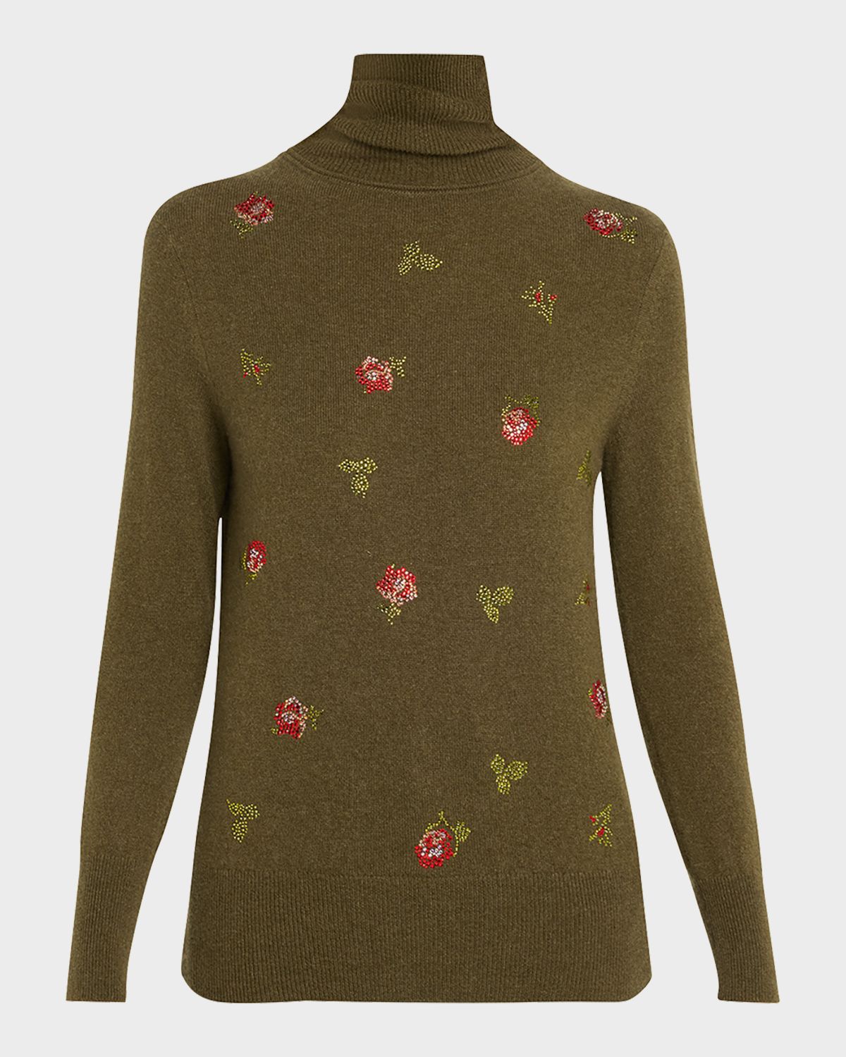 Libertine Florecita Embellished Cashmere Turtleneck Sweater | Thumbnail 6
