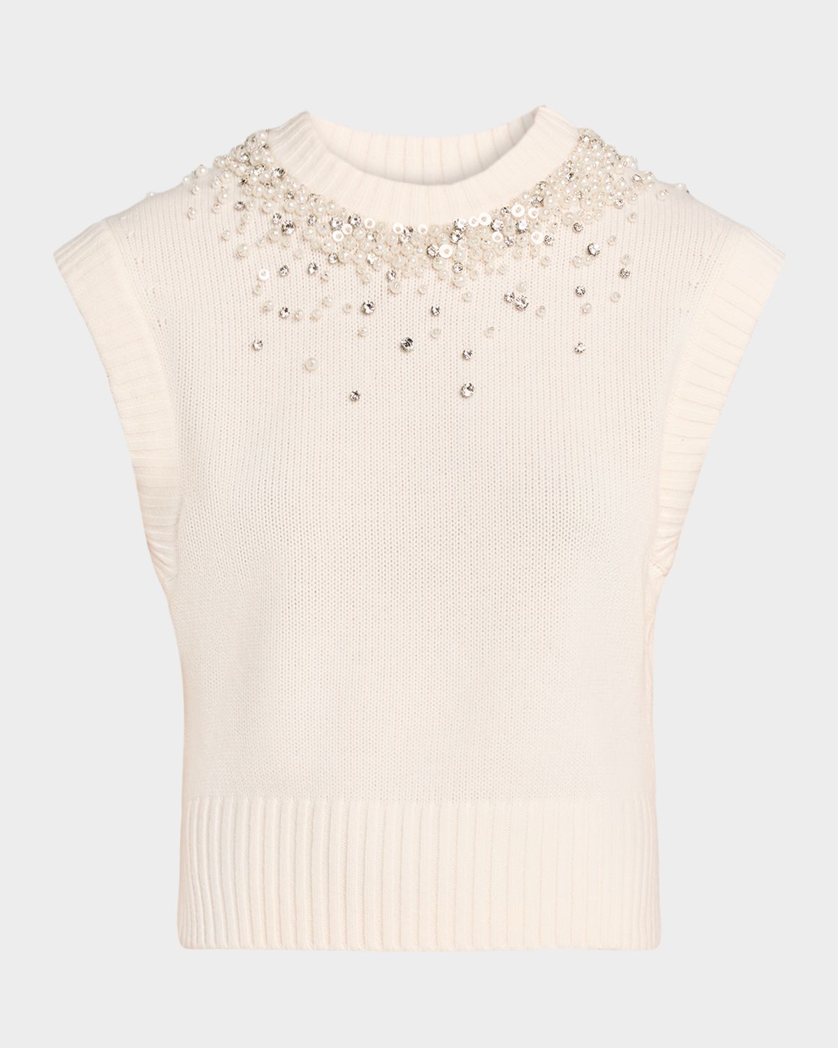 SIMKHAI Candra Embellished Knit Vest | Thumbnail 6 SIMKHAI Candra Embellished Knit Vest | Thumbnail 6