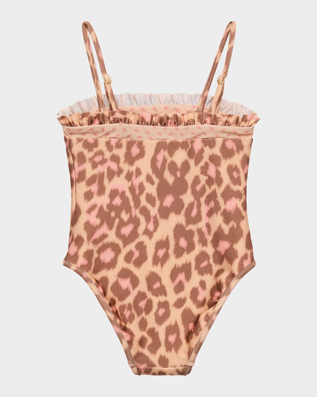 Zimmermann Girl 's Patience Leopard-Print One-Piece Swimsuit, Size 2-12