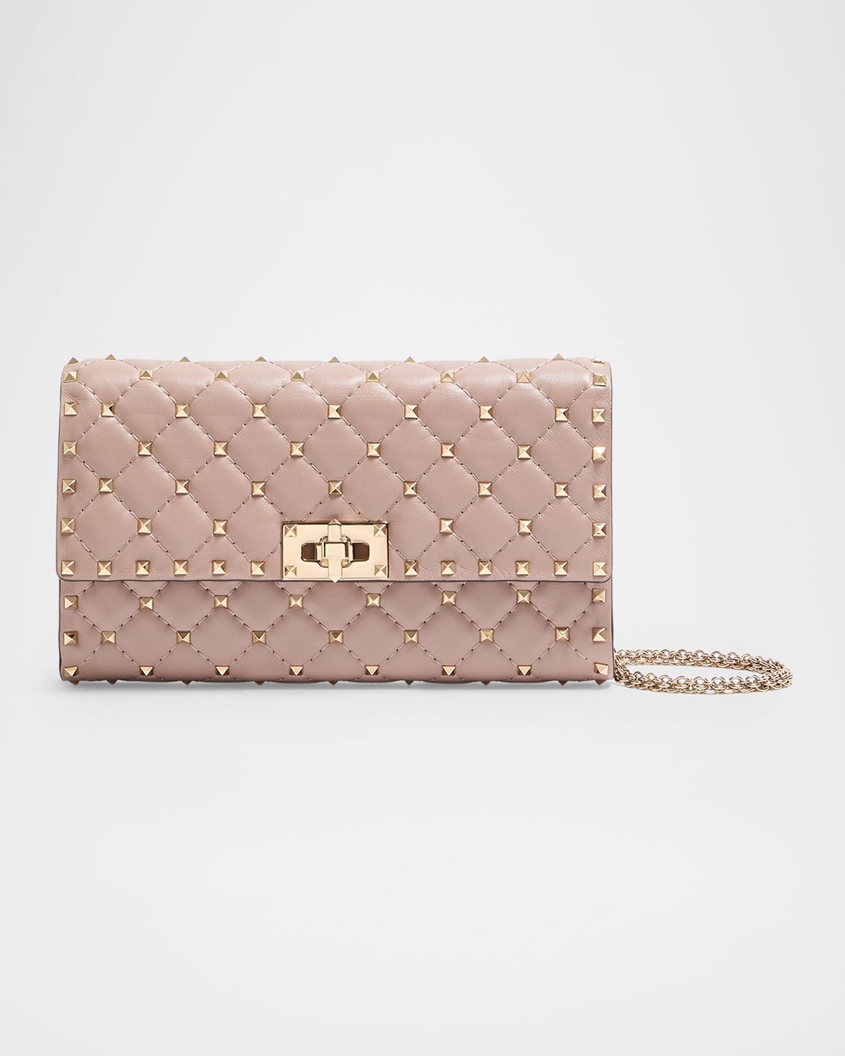 Valentino Garavani Quilted Rockstud Leather Crossbody Bag