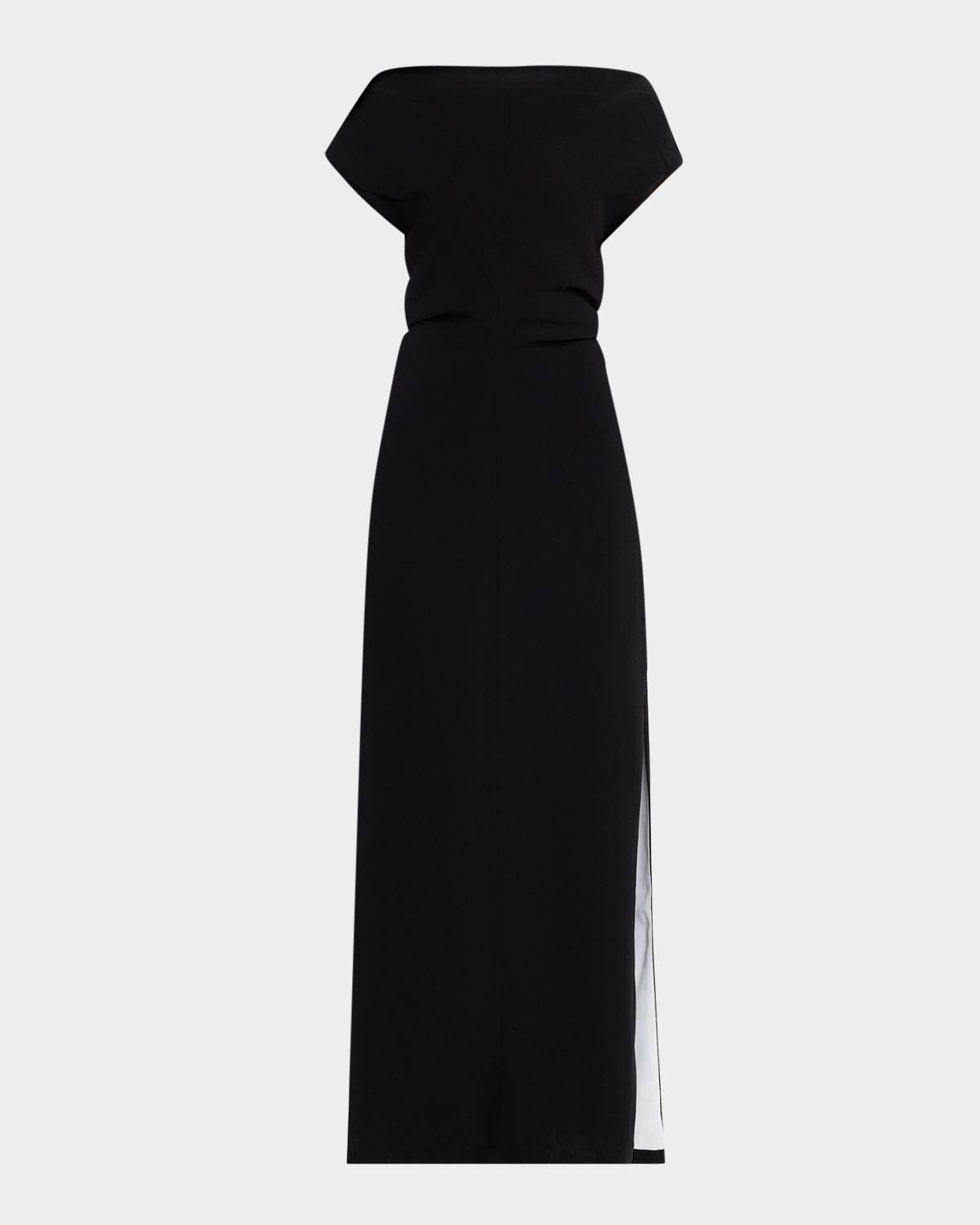 Proenza Schouler Rosina Draped Double-Crepe Dress
