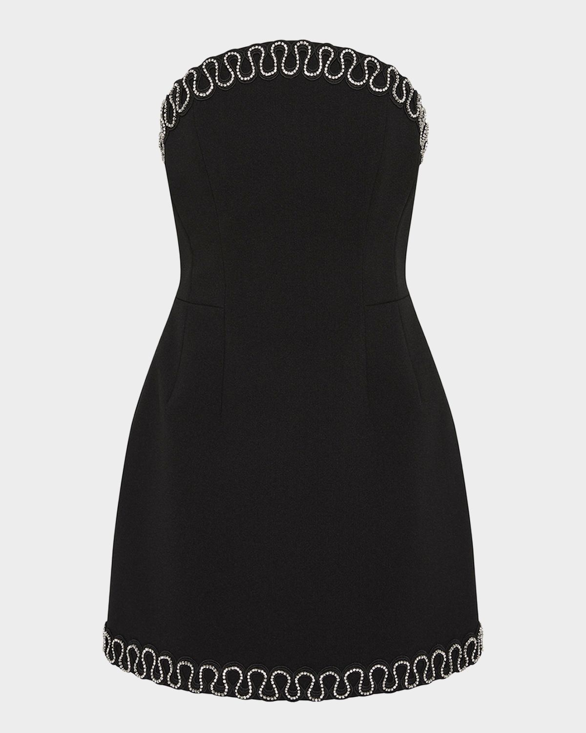 REBECCA VALLANCE Nyx Bonded Crepe Strapless Mini Dress | Thumbnail 6 REBECCA VALLANCE Nyx Bonded Crepe Strapless Mini Dress | Thumbnail 6
