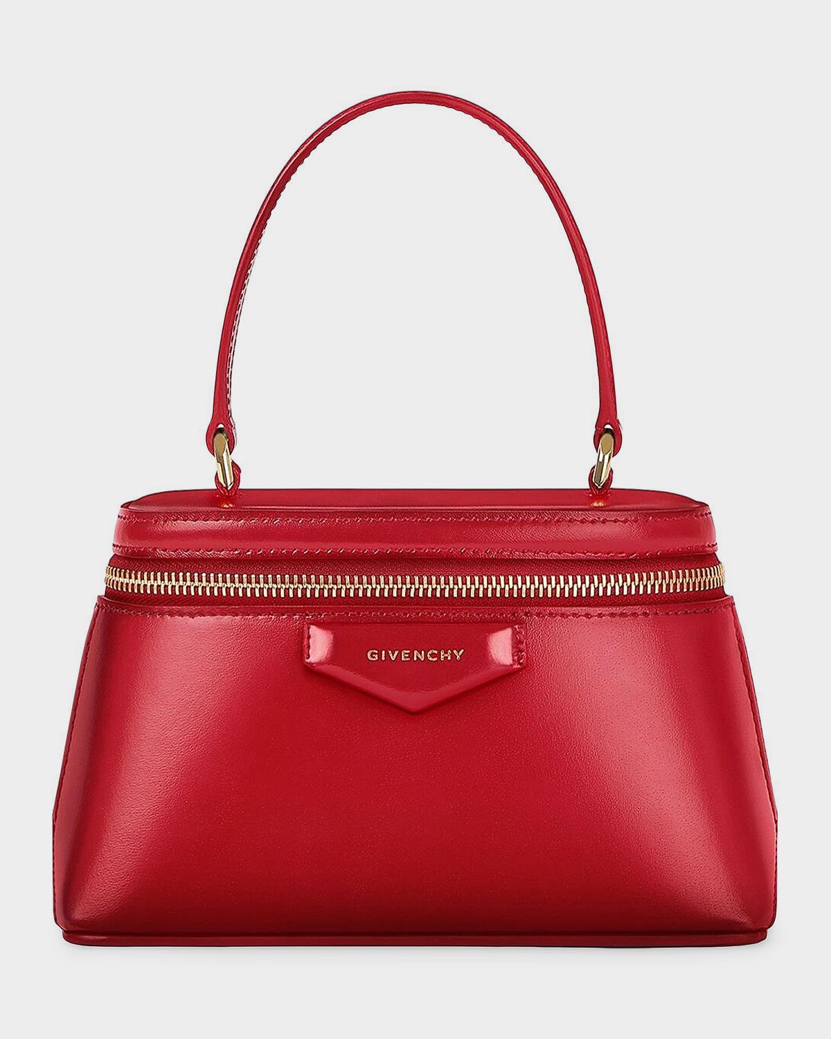 Givenchy Antigona Vanity Top-Handle Bag in Box Leather