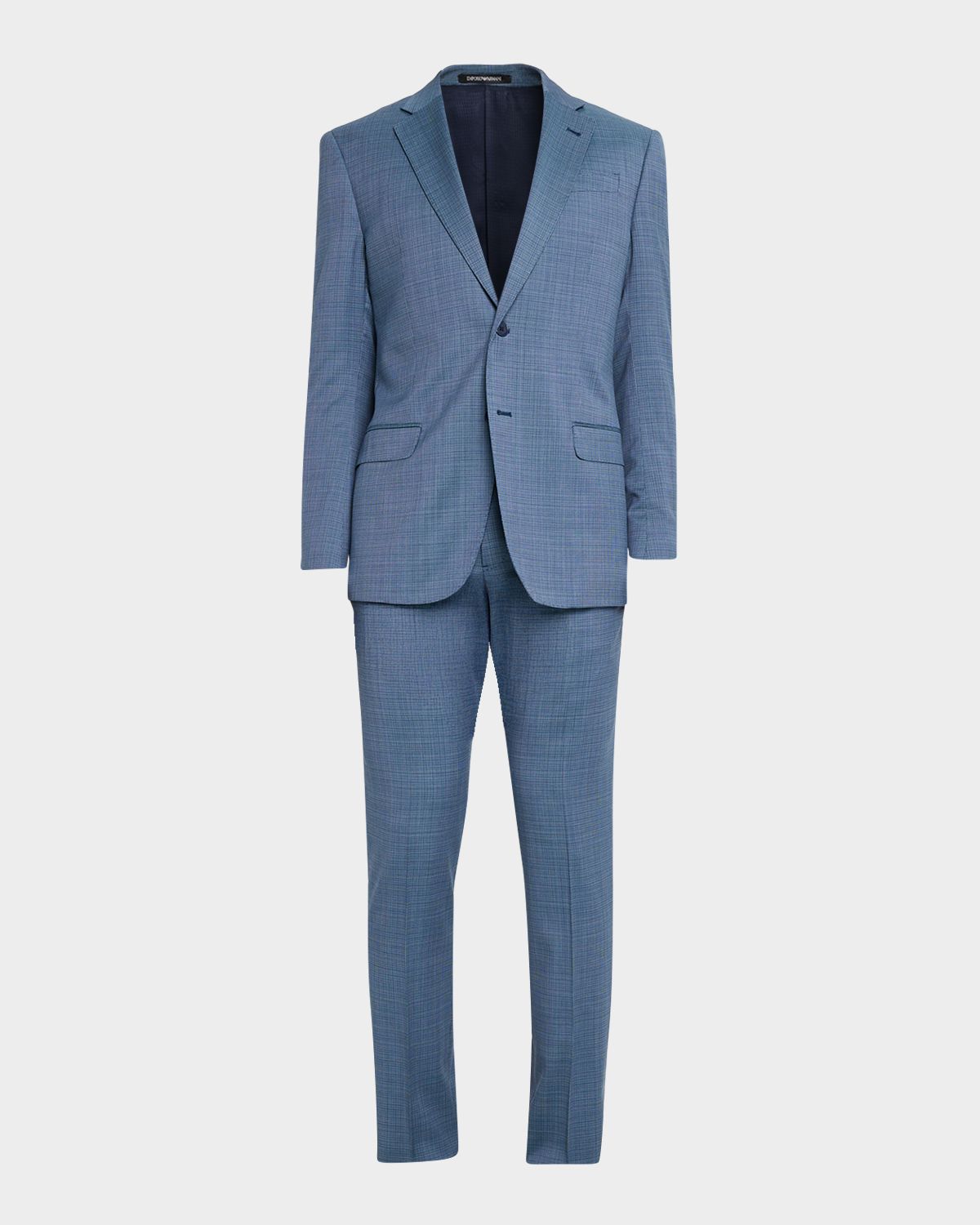 Emporio Armani Men 's G-Line Wool Micro-Check Two-Piece Suit