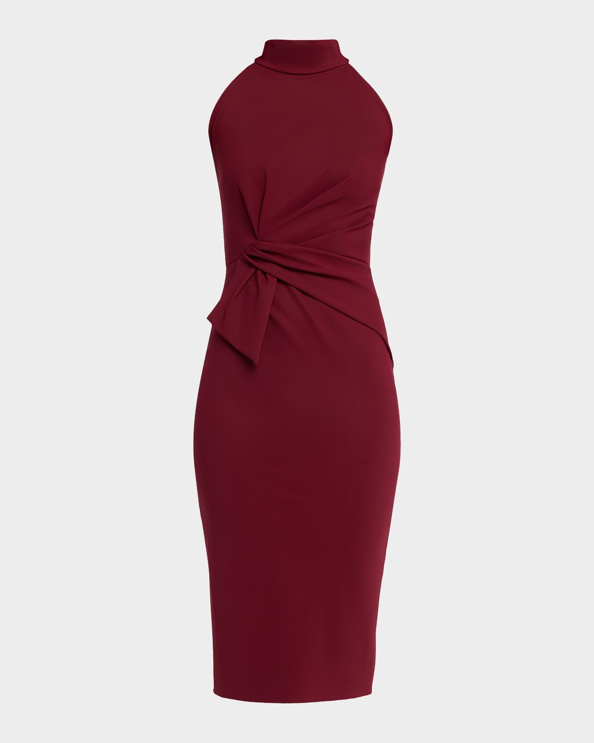 Chiara Boni La Petite Robe Gulek Sleeveless Halter Midi Sheath Dress