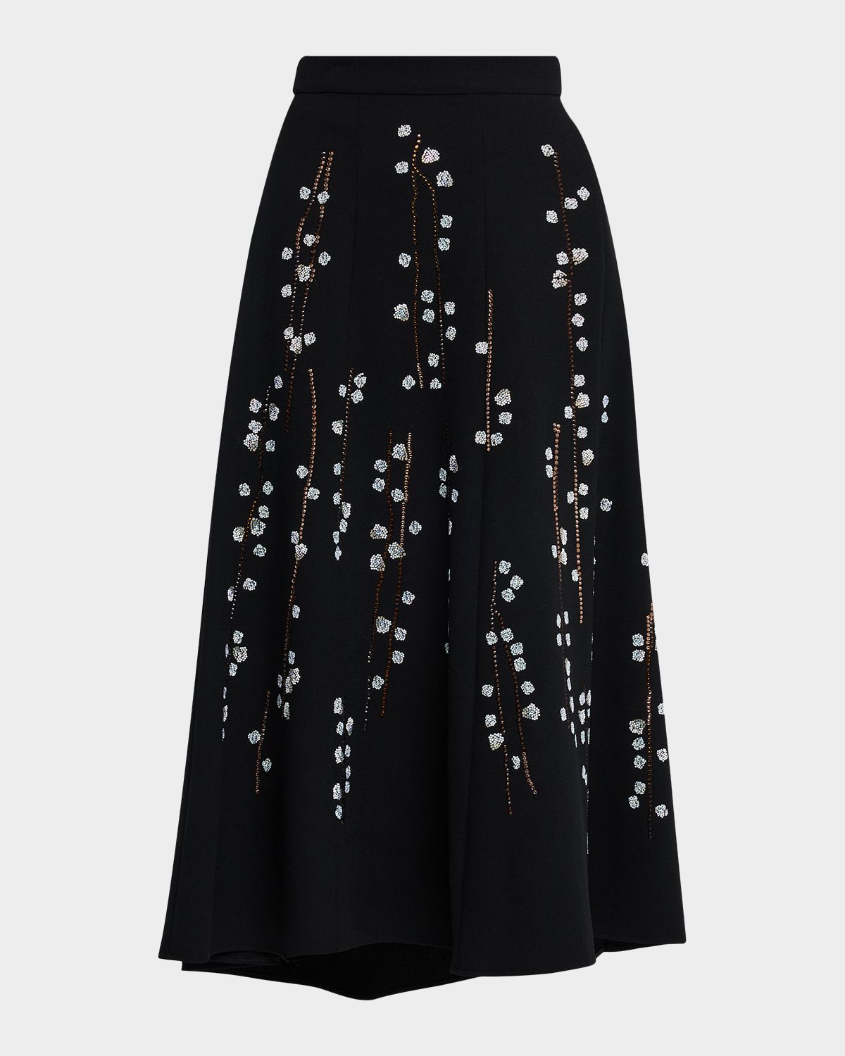 Libertine Sakura Embellished Midi Tulip Skirt