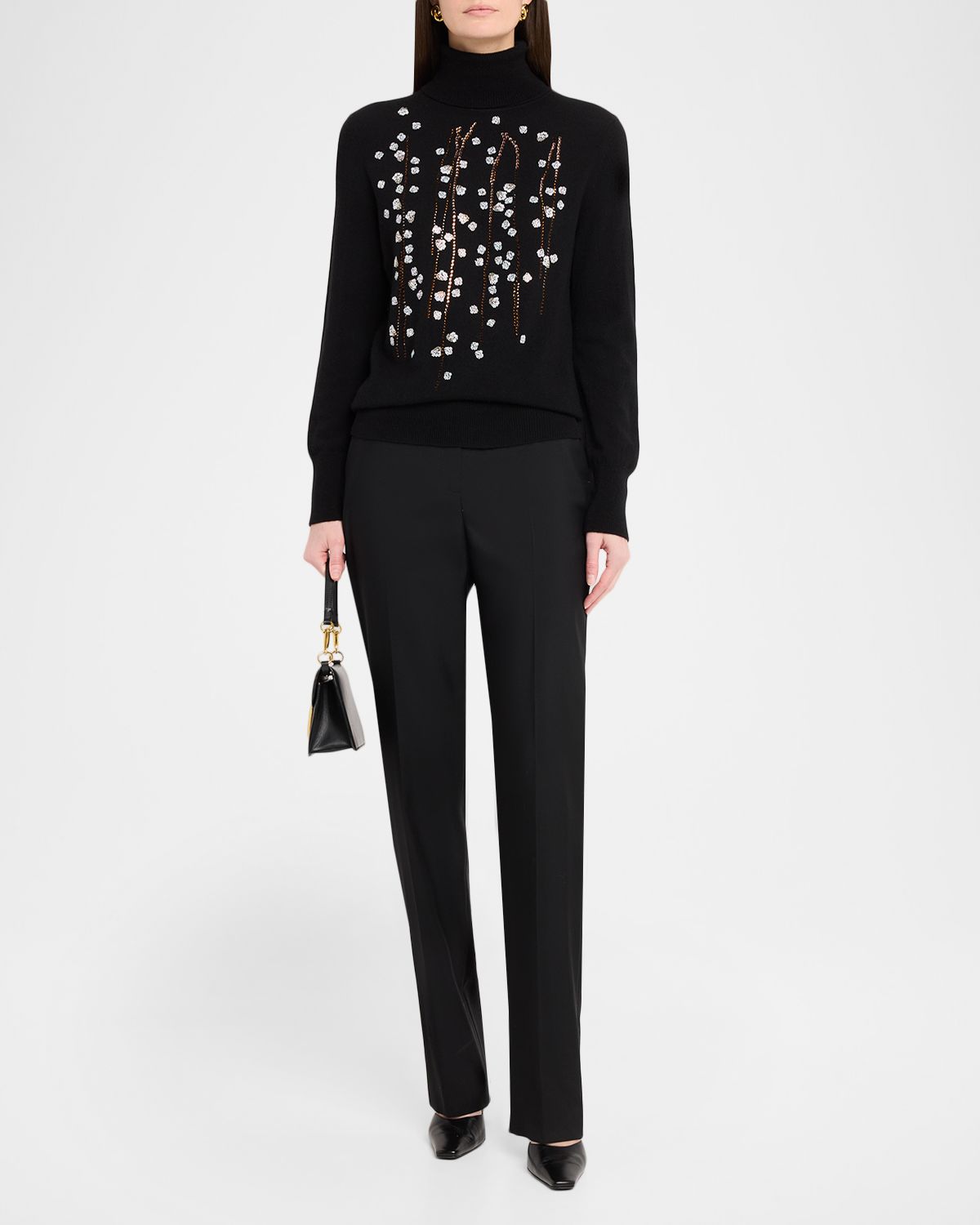 Libertine Sakura Cashmere Slim Turtleneck Sweater