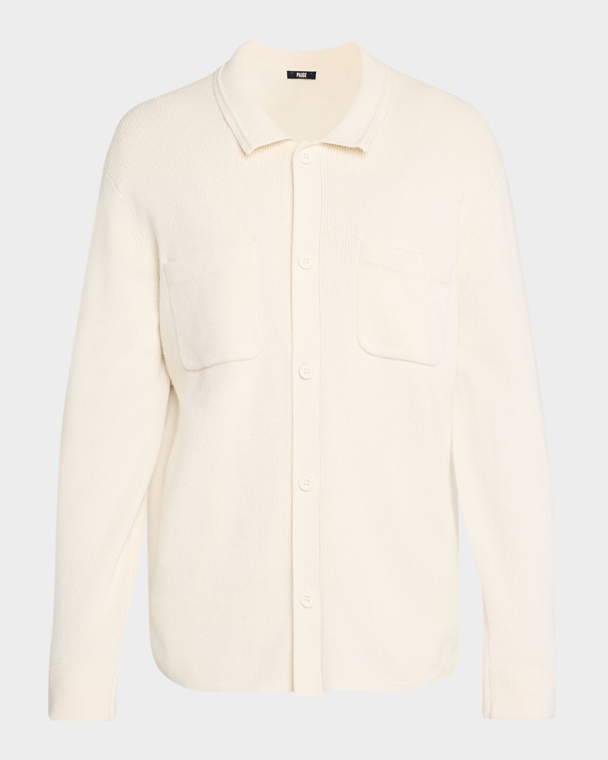 PAIGE Men 's Mason Button-Front Sweater Shirt
