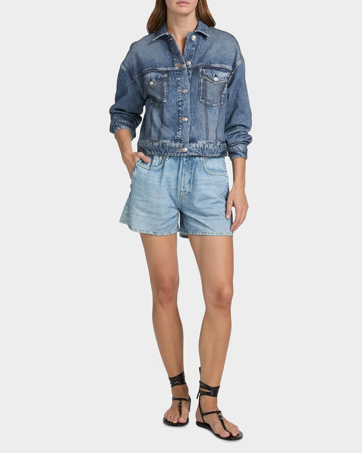 Rag & Bone rb Miramar Terry Trucker Jacket