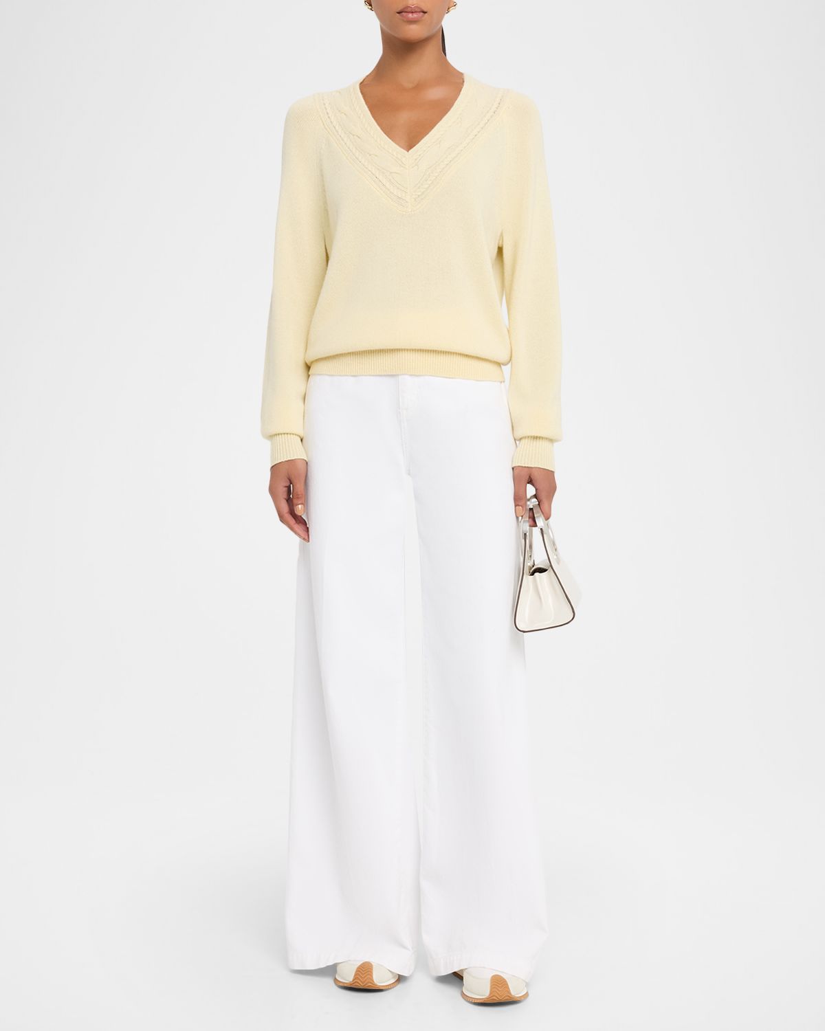 Guest in Residence The Varsity V Cashmere Sweater