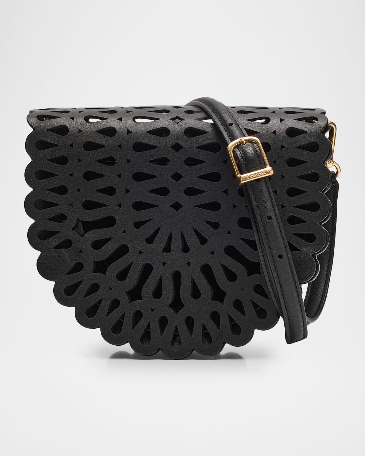 SIMKHAI McCall Laser Cutout Leather Crossbody Bag | Thumbnail 7 SIMKHAI McCall Laser Cutout Leather Crossbody Bag | Thumbnail 7