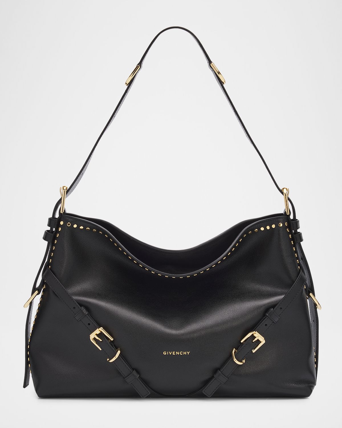 Givenchy Voyou Medium Leather Shoulder Bag