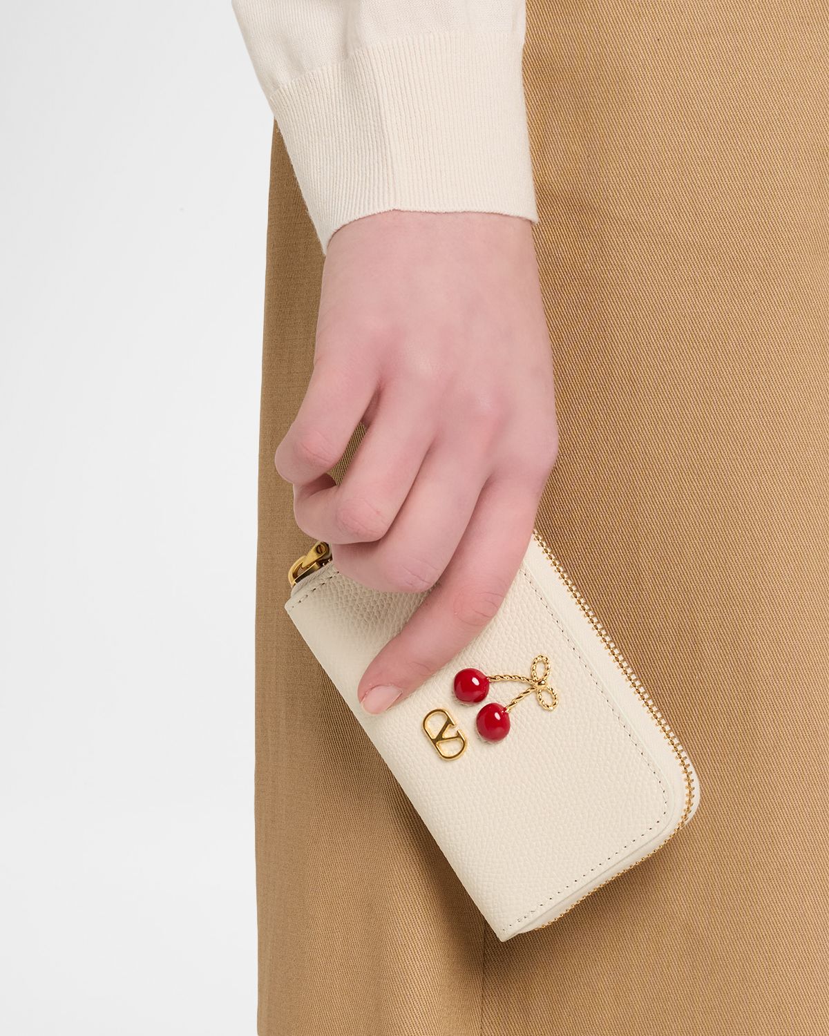 Valentino Garavani Cherryfic Calfskin Wallet