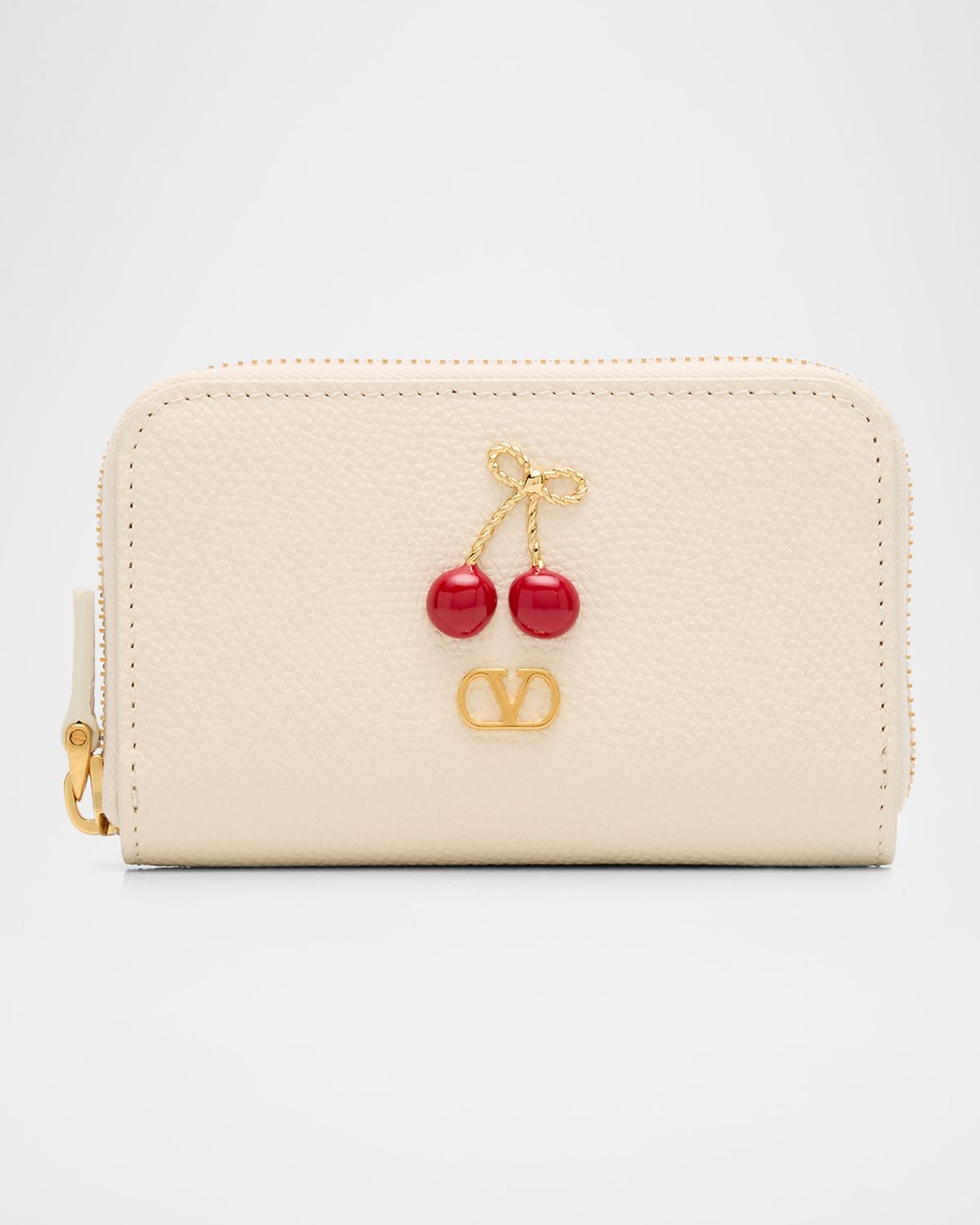 Valentino Garavani Cherryfic Calfskin Wallet | Thumbnail 5 Valentino Garavani Cherryfic Calfskin Wallet | Thumbnail 5