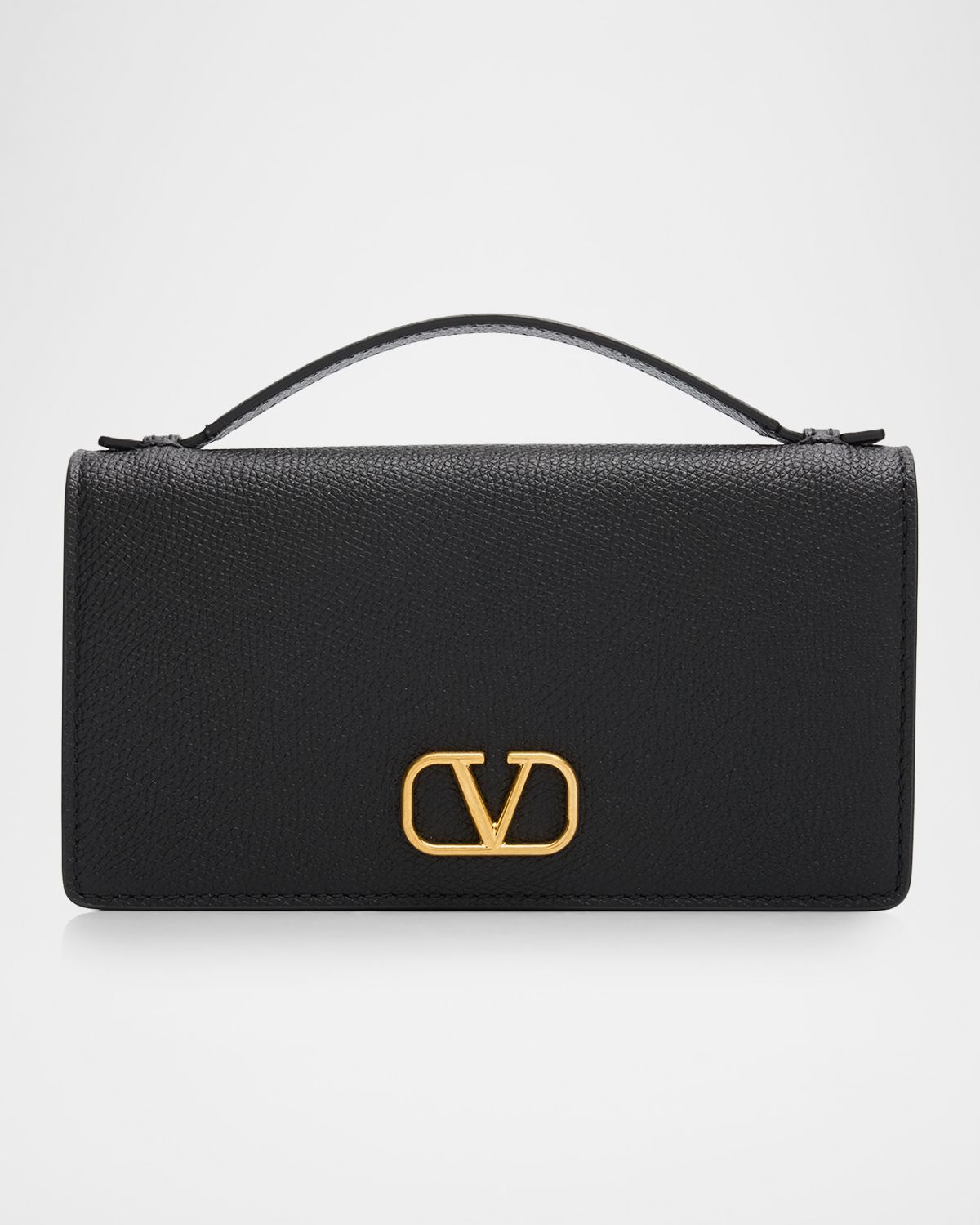 Valentino Garavani VLOGO Calfskin Leather Wallet on Chain | Thumbnail 12