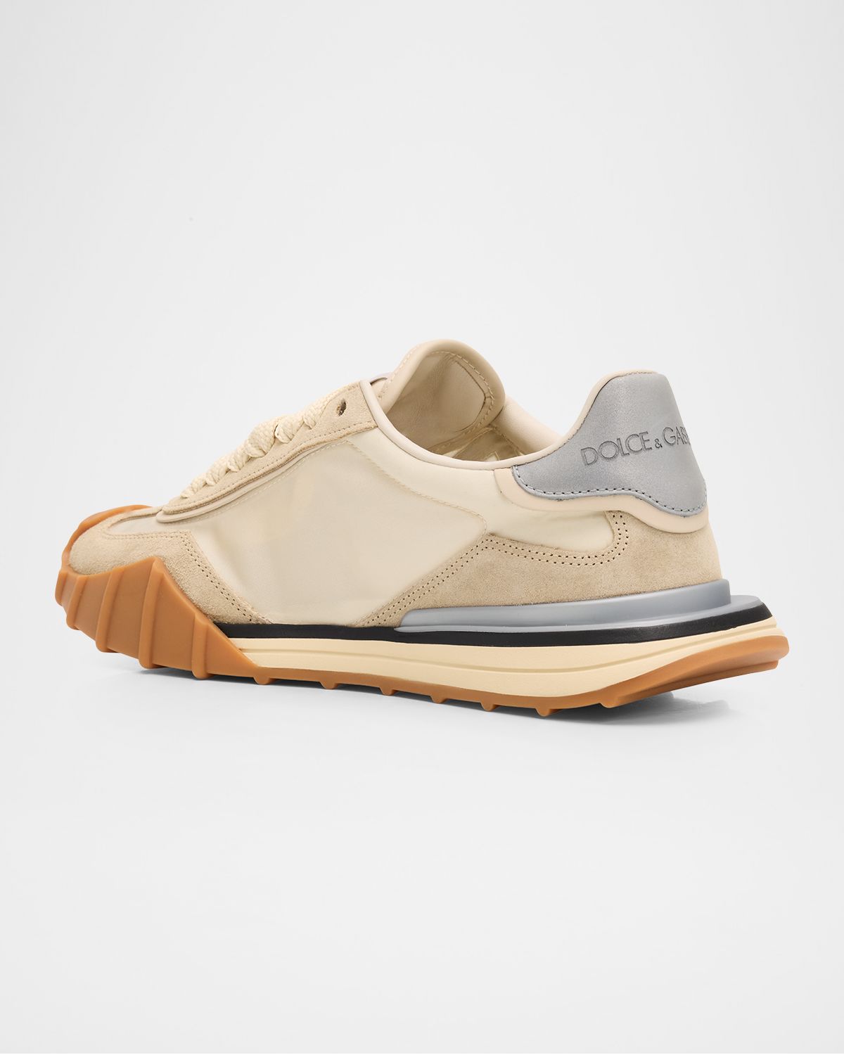 Dolce & Gabbana DG Cushion Nylon and Leather Low-Top Sneakers