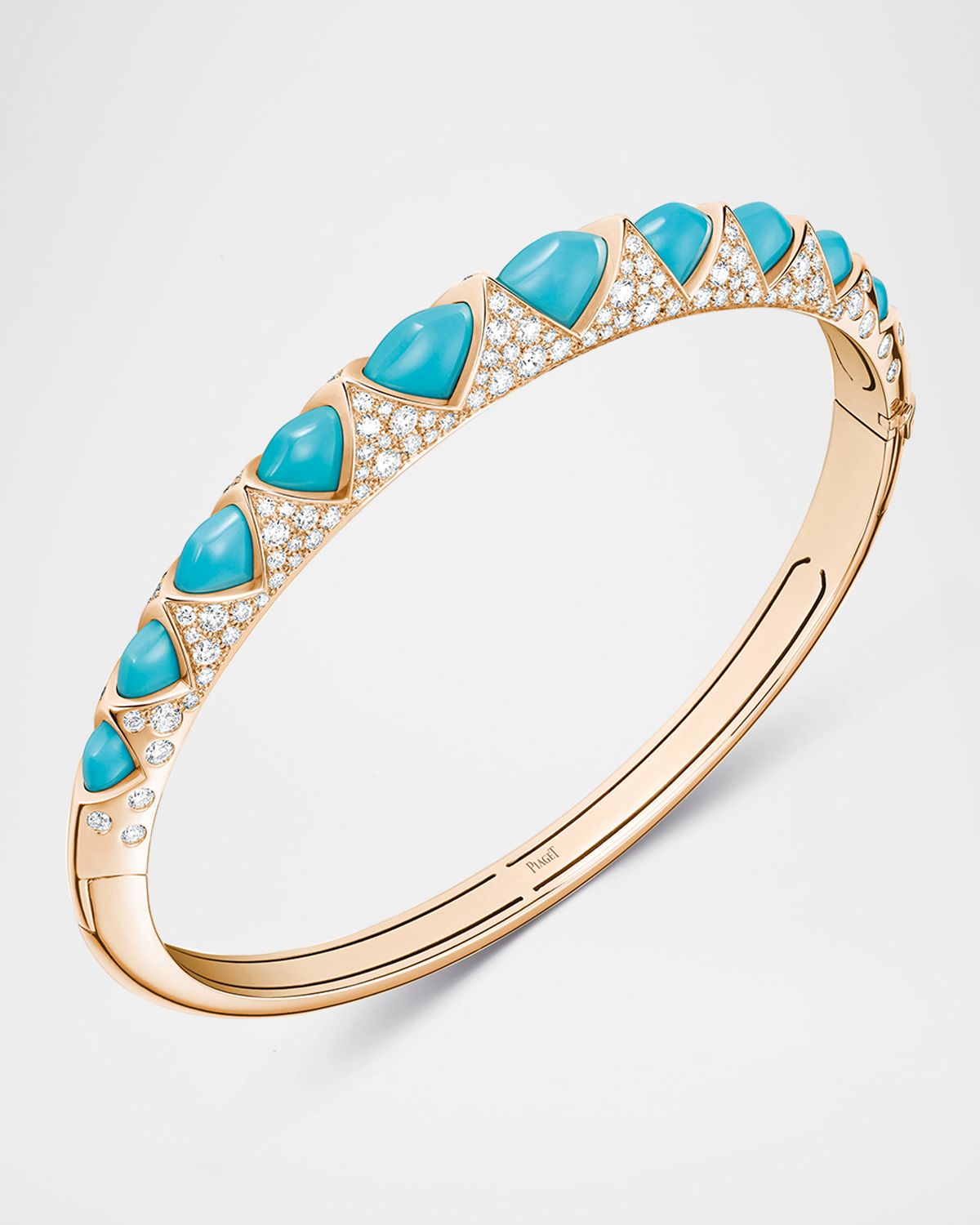 PIAGET 18K Rose Gold Piaget Sunlight Bracelet, Size 16cm