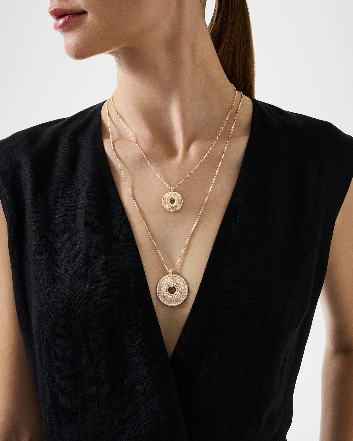 PIAGET Possession Decor Palace 18K Rose Gold Pendant Necklace