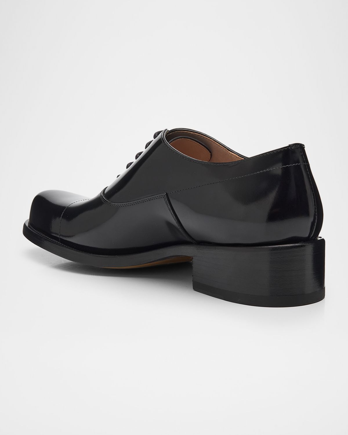 THE ROW Men 's Kai Leather Derby Shoes | Thumbnail 4