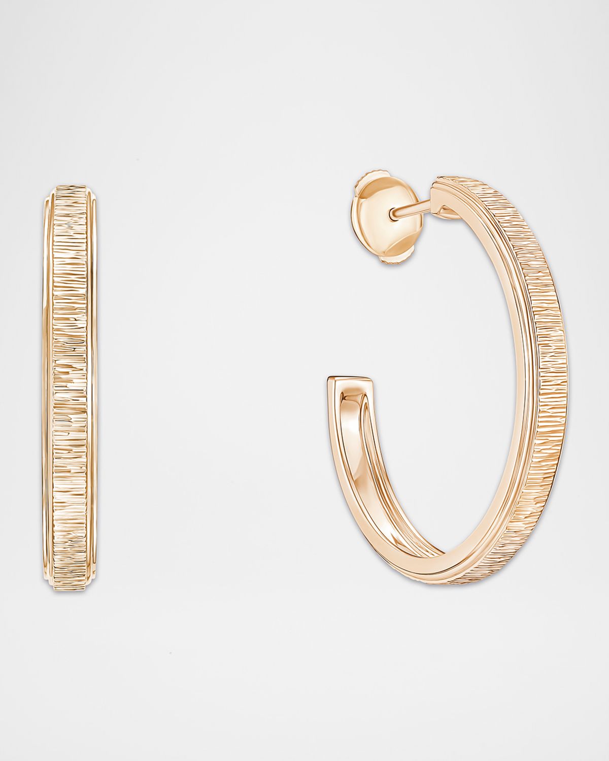 PIAGET Possession 18K Rose Gold Hoop Earrings