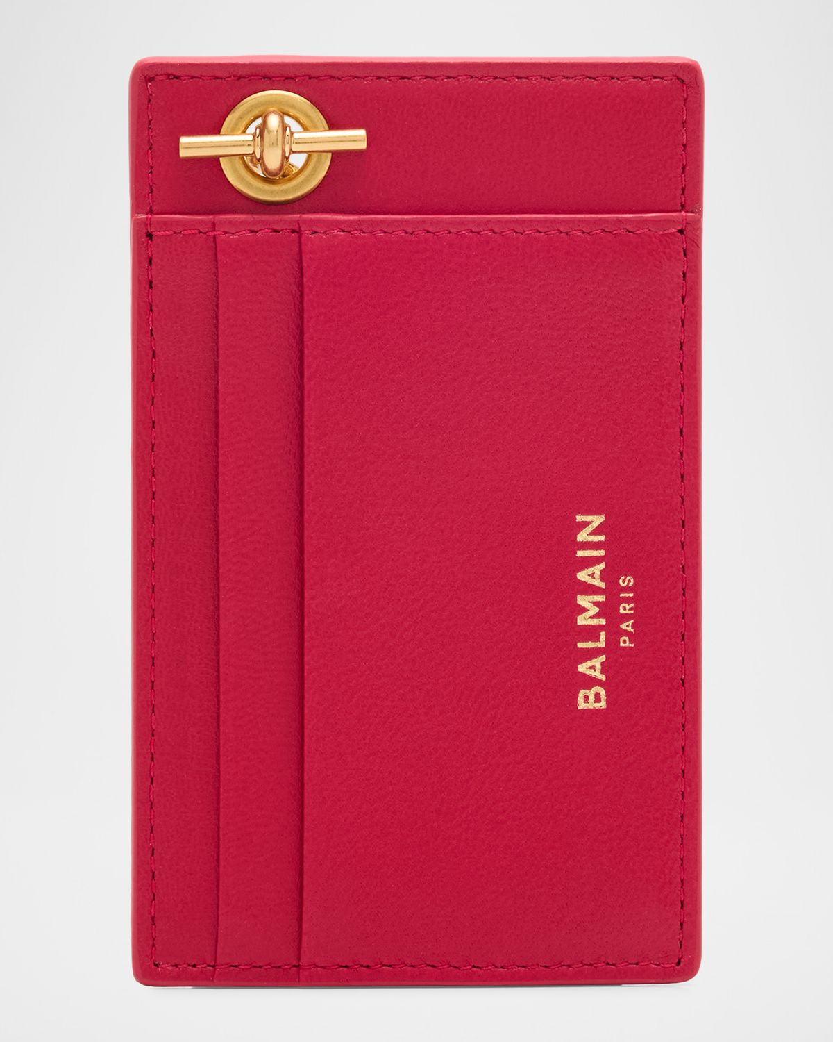 Balmain Pulse Chain Leather Card Holder