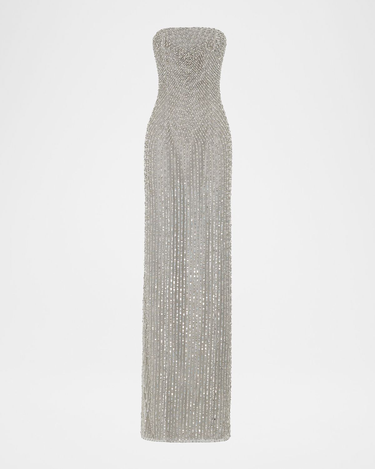 Ralph Lauren Collection Shelly Strapless Embellished Column Gown
